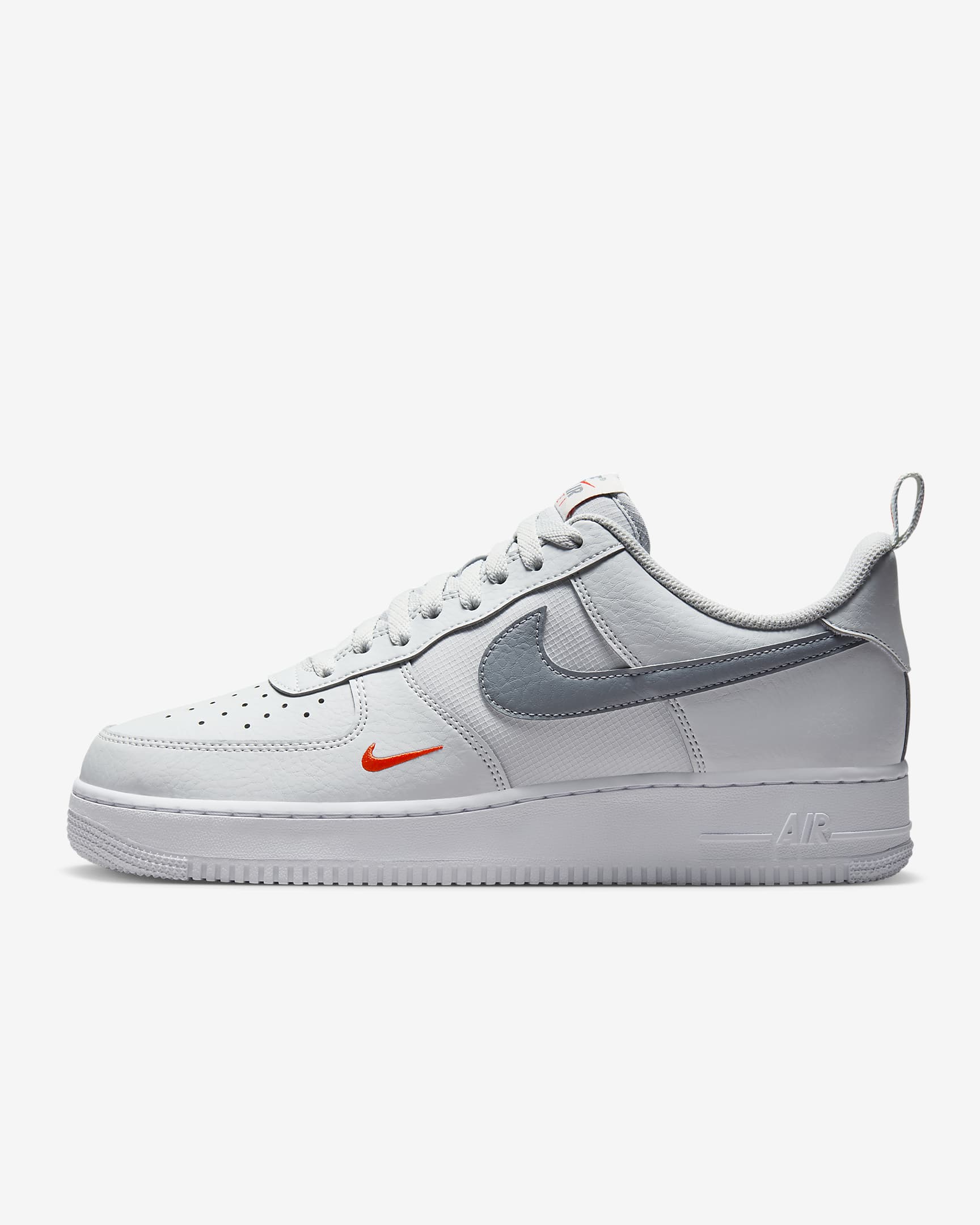 Nike Air Force 1 07 Photon Dust/Safety Orange/White/Cool Grey HF3836-001