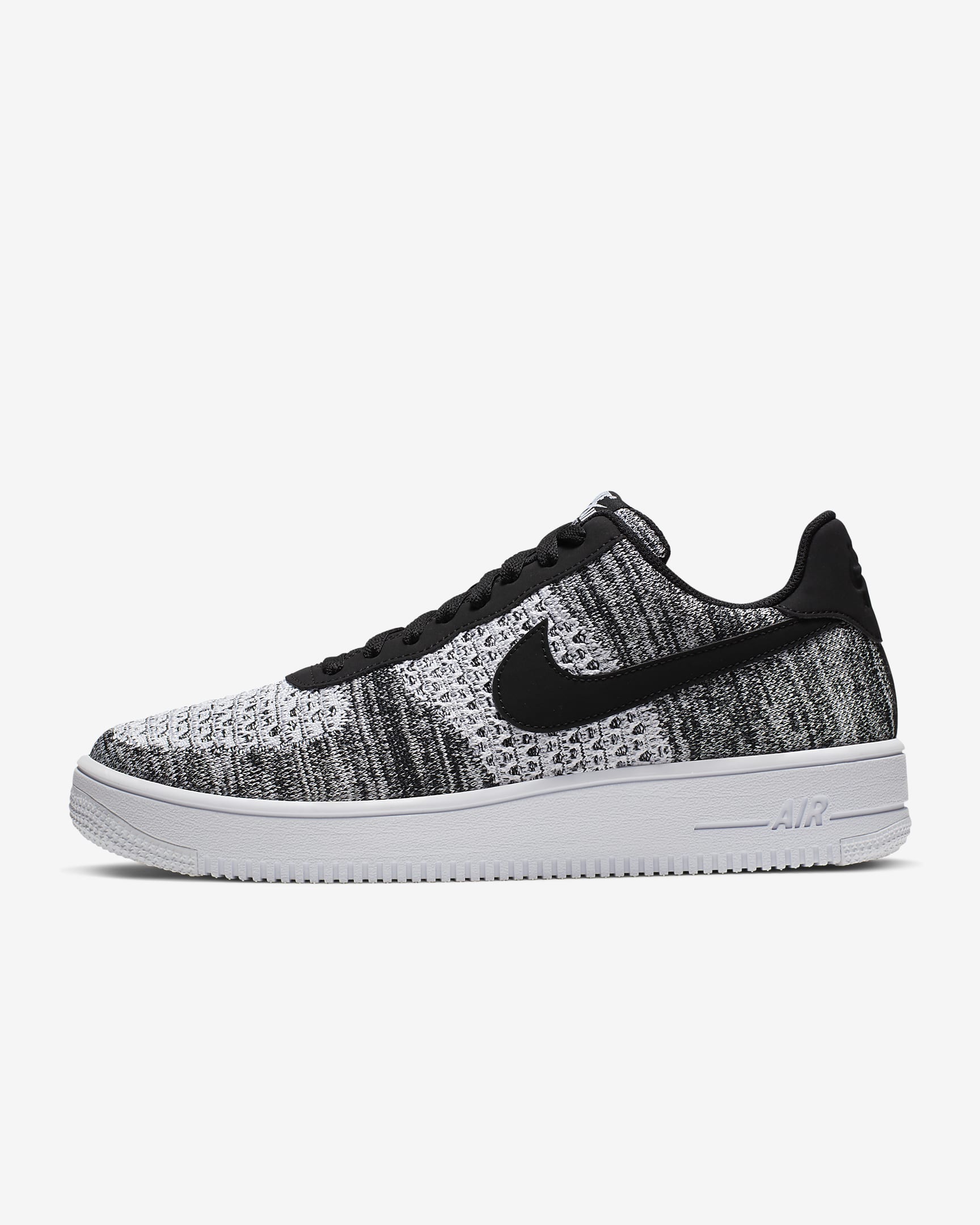 Nike Air Force 1 Flyknit 2.0 Black/Black/White/Pure Platinum AV3042-001