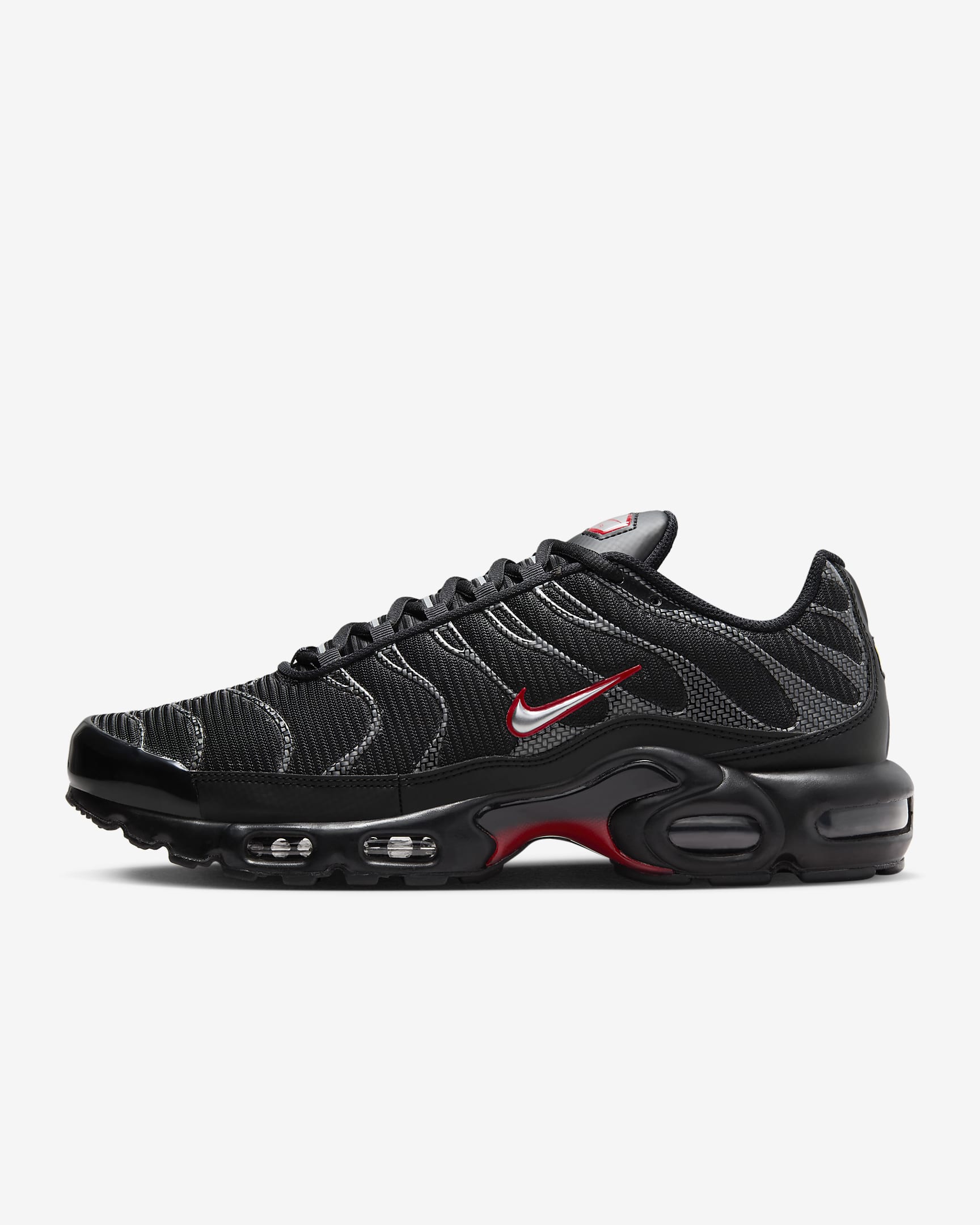 Nike Air Max Plus Black/University Red/Metallic Silver HF4293-001