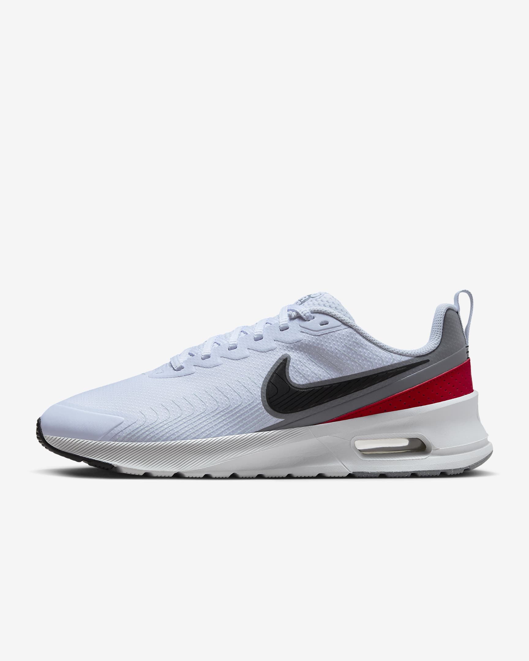 Nike Air Max Nuaxis Football Grey/White/Gym Red/Black FD4329-002