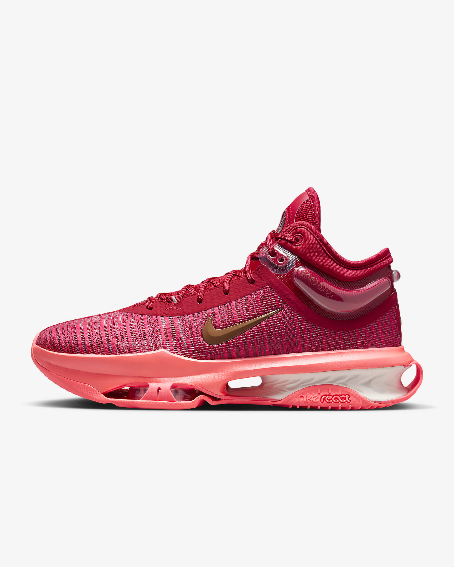 Nike G.t. Jump 2 Mystic Hibiscus/Hot Punch/Gym Red/Metallic Red Bronze DJ9431-603