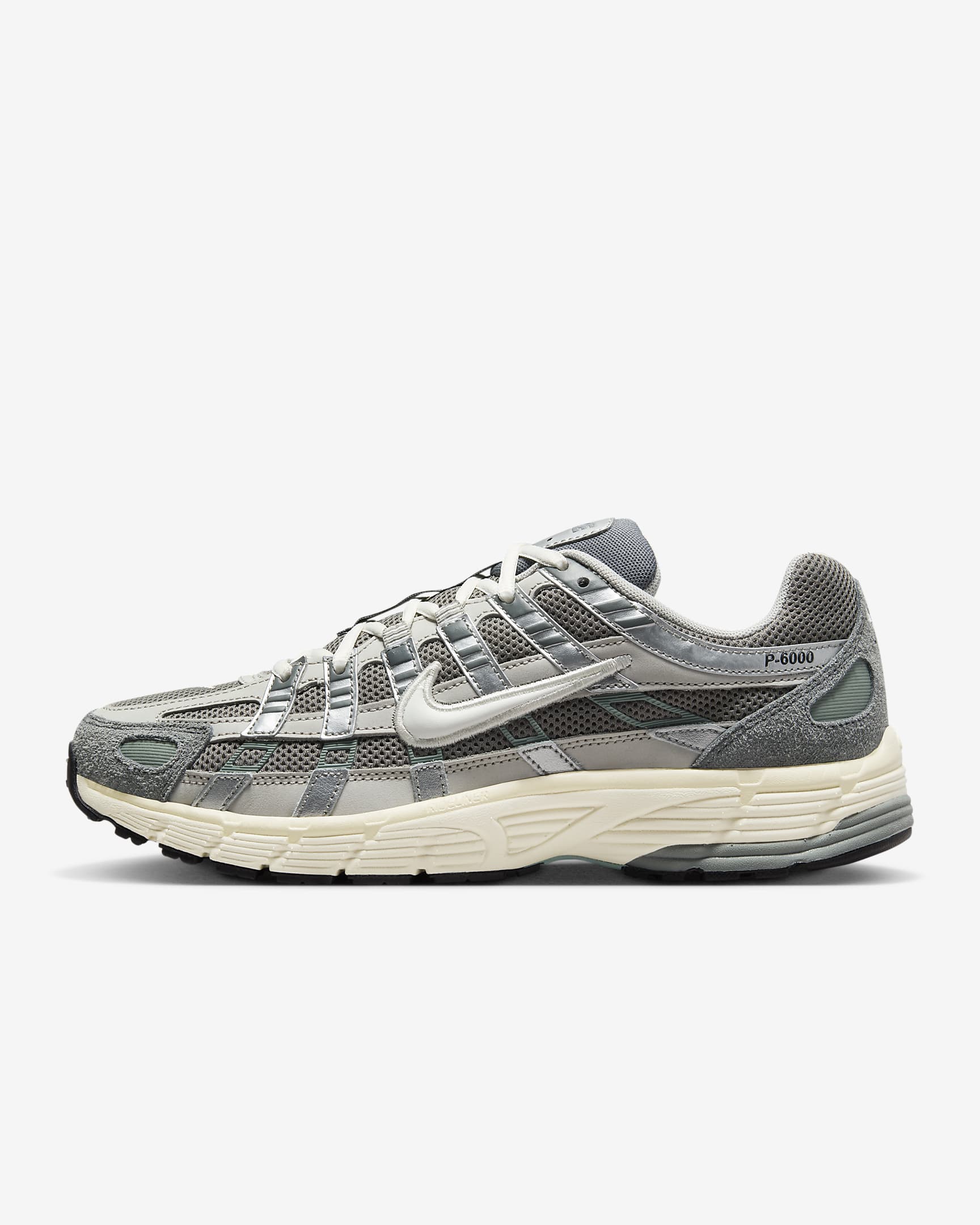 Nike P-6000 Flat Pewter/Light Iron Ore/Metallic Silver/White FN7509-029