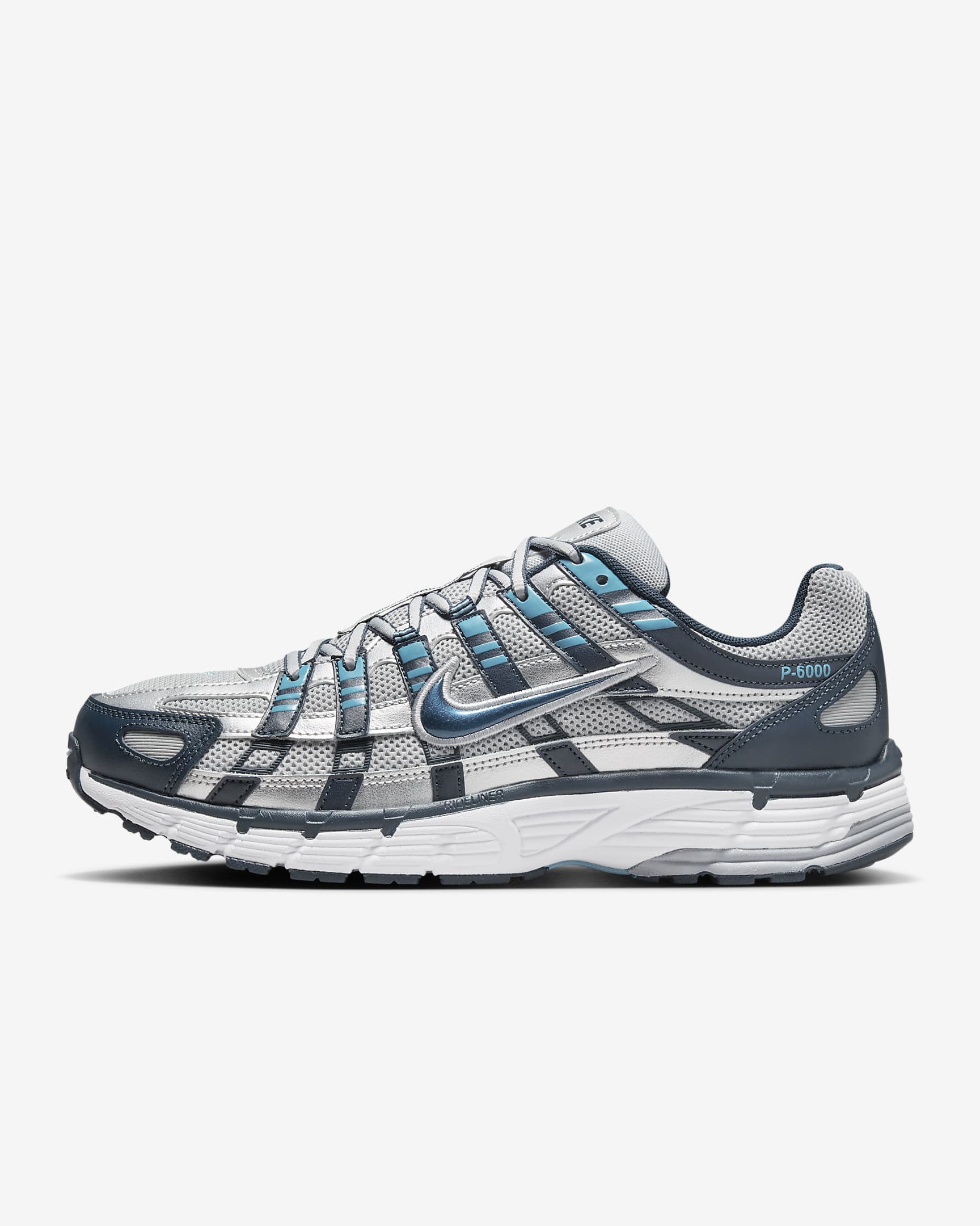 Nike P-6000 Armoury Navy/Flat Silver/White/Metallic Silver CD6404-402