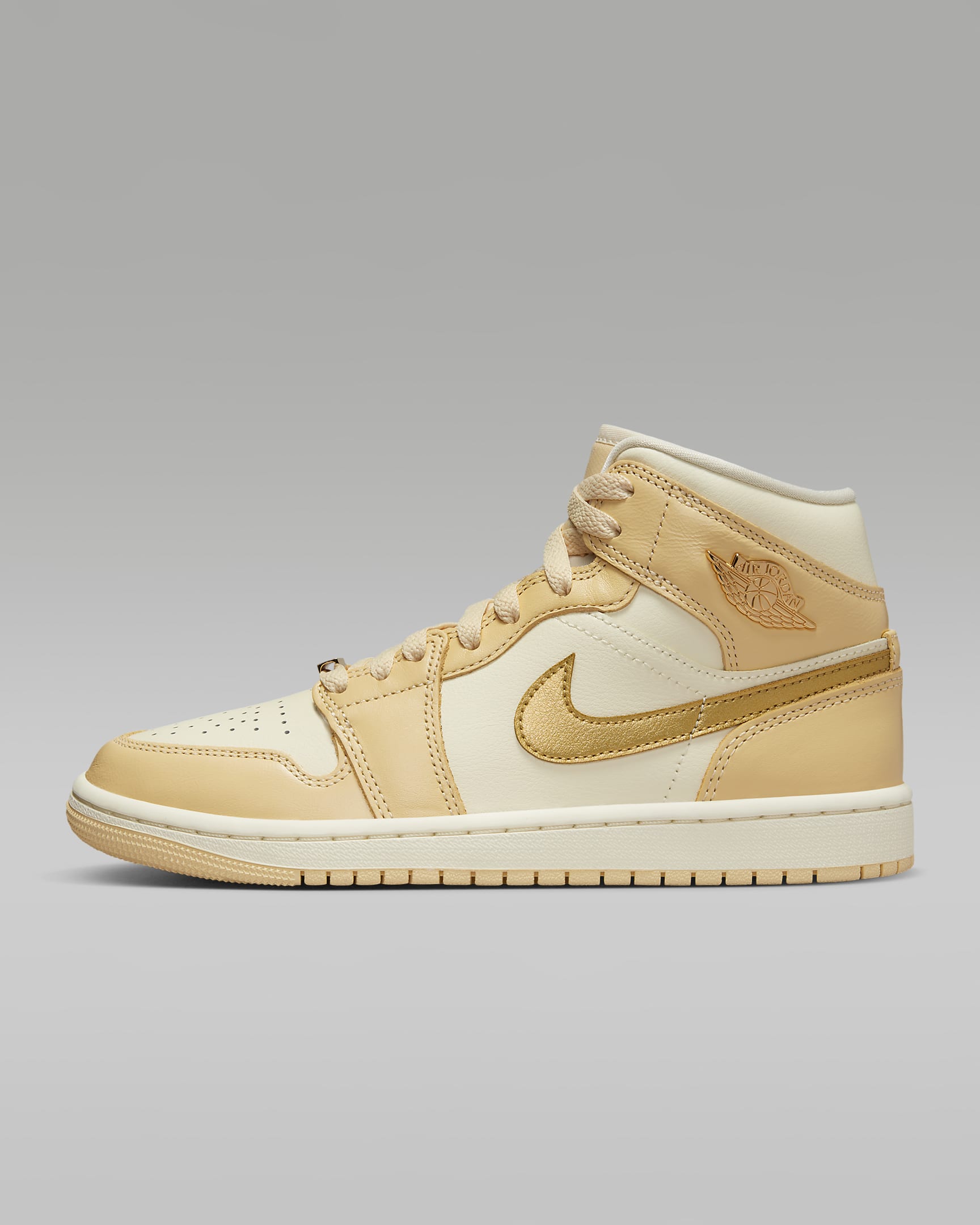 Air Jordan 1 Mid Se Pale Vanilla/Coconut Milk/Sail/Metallic Gold FB9892-200