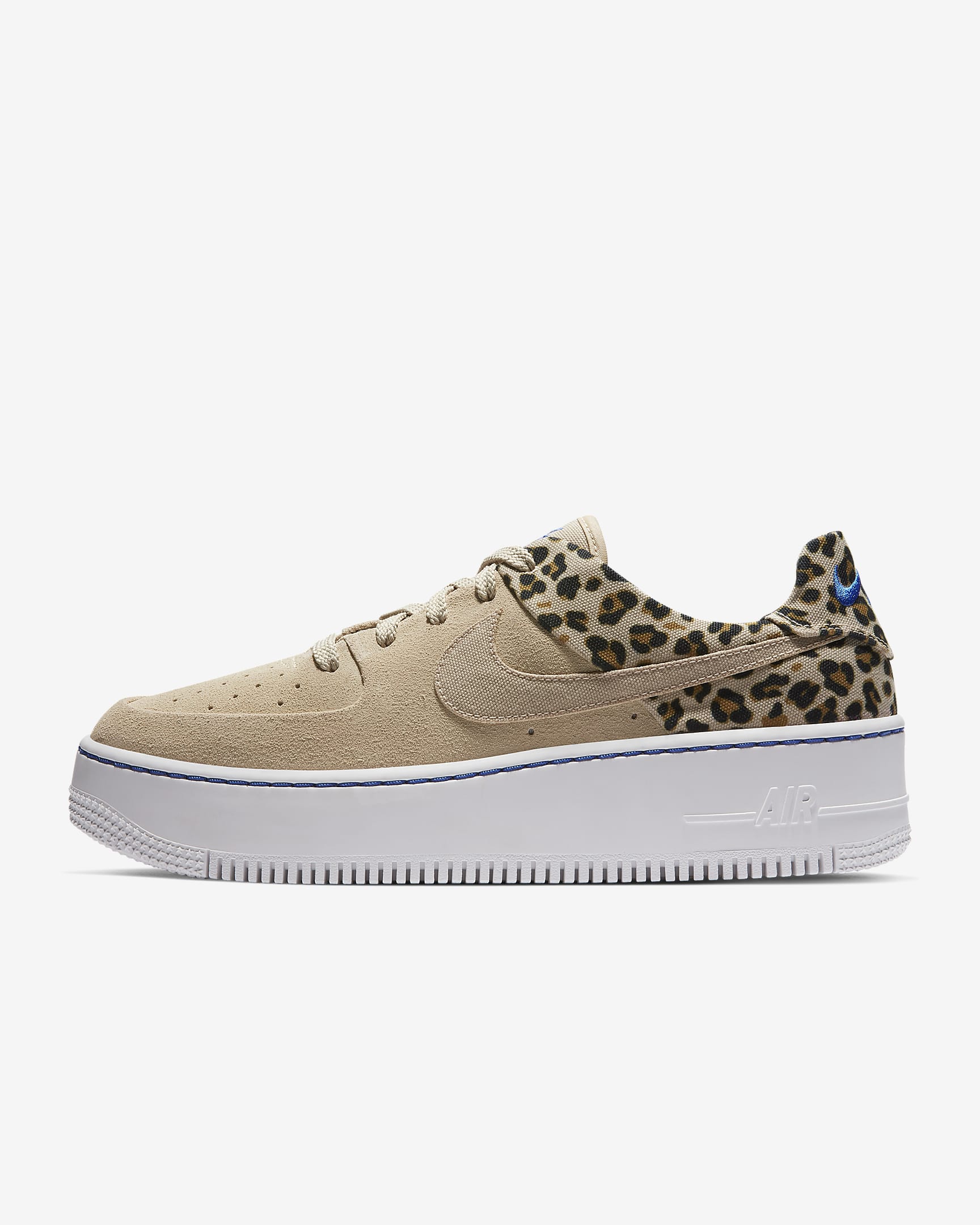 Nike Air Force 1 Sage Low Premium Animal Desert Ore/Black/Wheat/Racer Blue BV1979-200