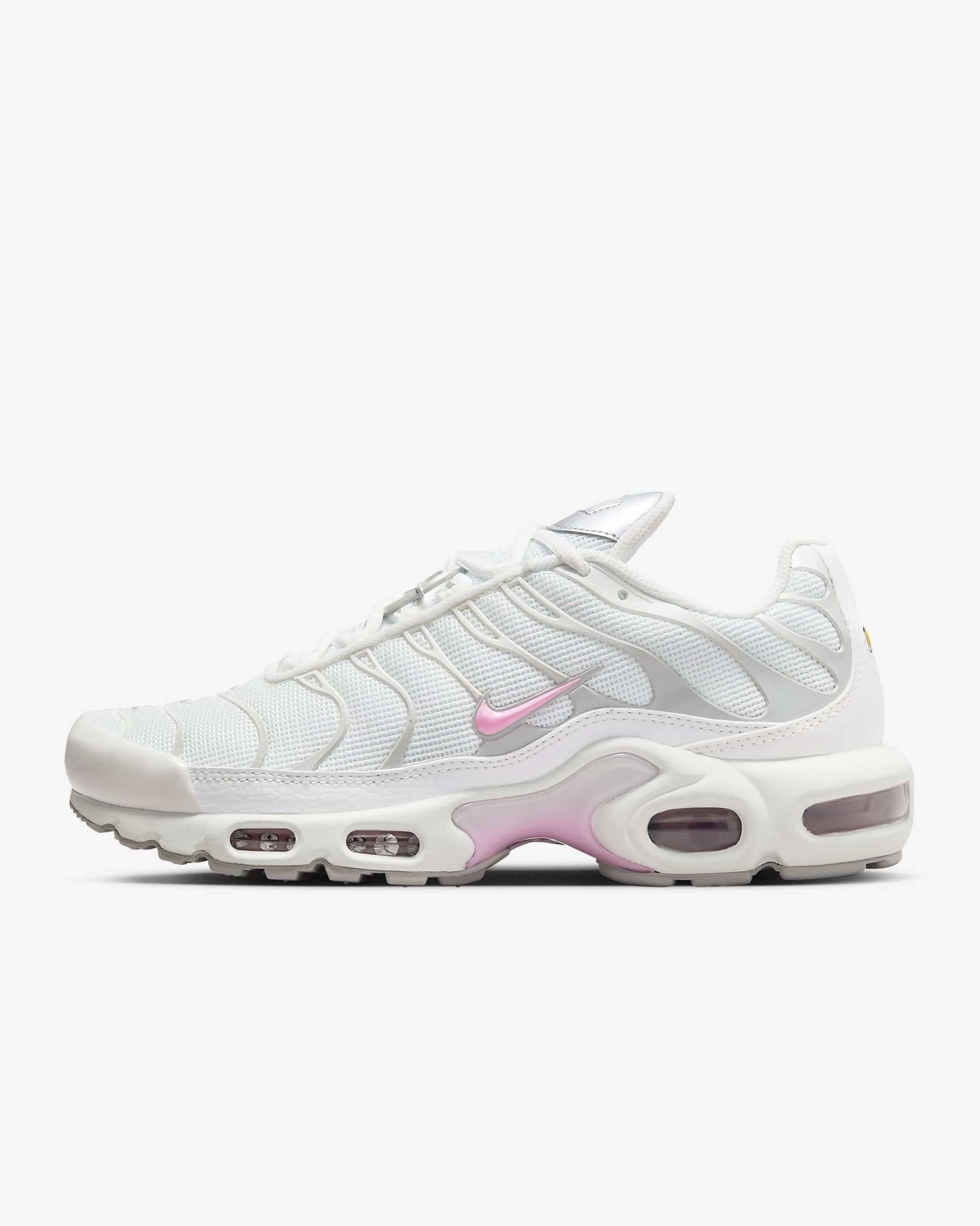 Nike Air Max Plus Summit White/Grey Fog/Metallic Silver/Pink Rise HF0107-100