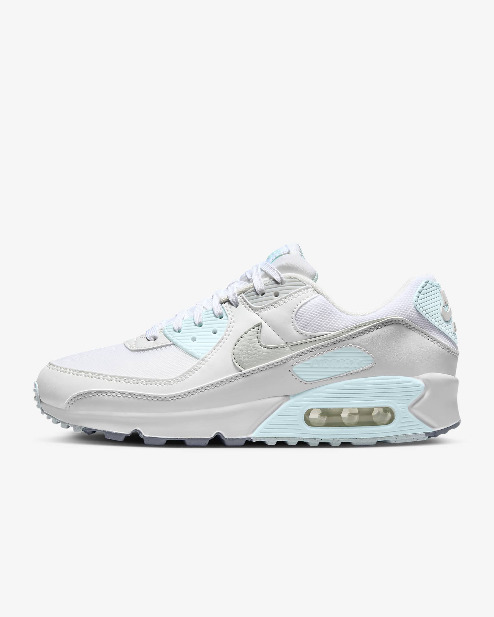 Nike Air Max 90 White/Glacier Blue/Wolf Grey/Light Silver DH8010-104