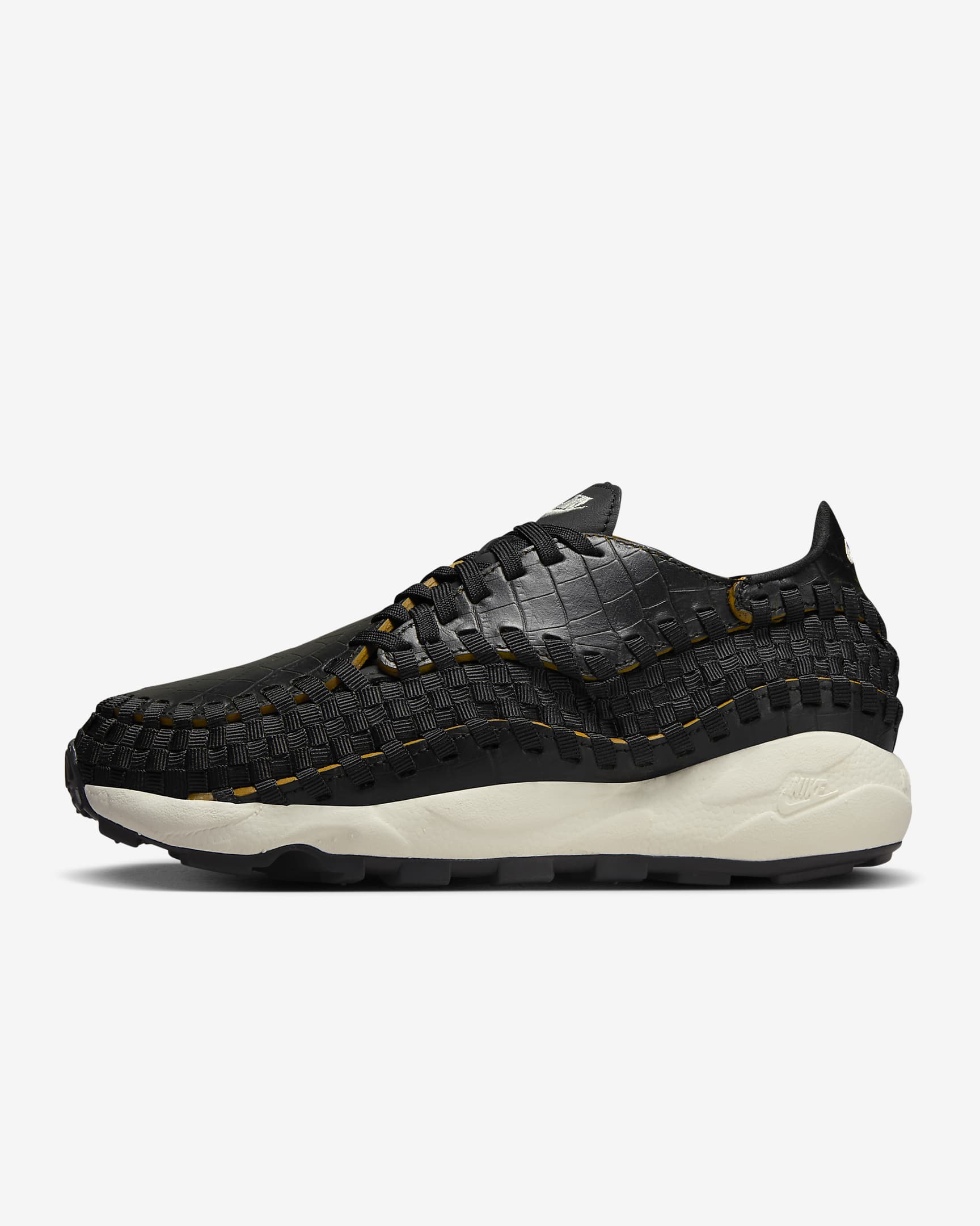 Nike Air Footscape Woven Premium Black/Desert Ochre/Pale Ivory FQ8129-010