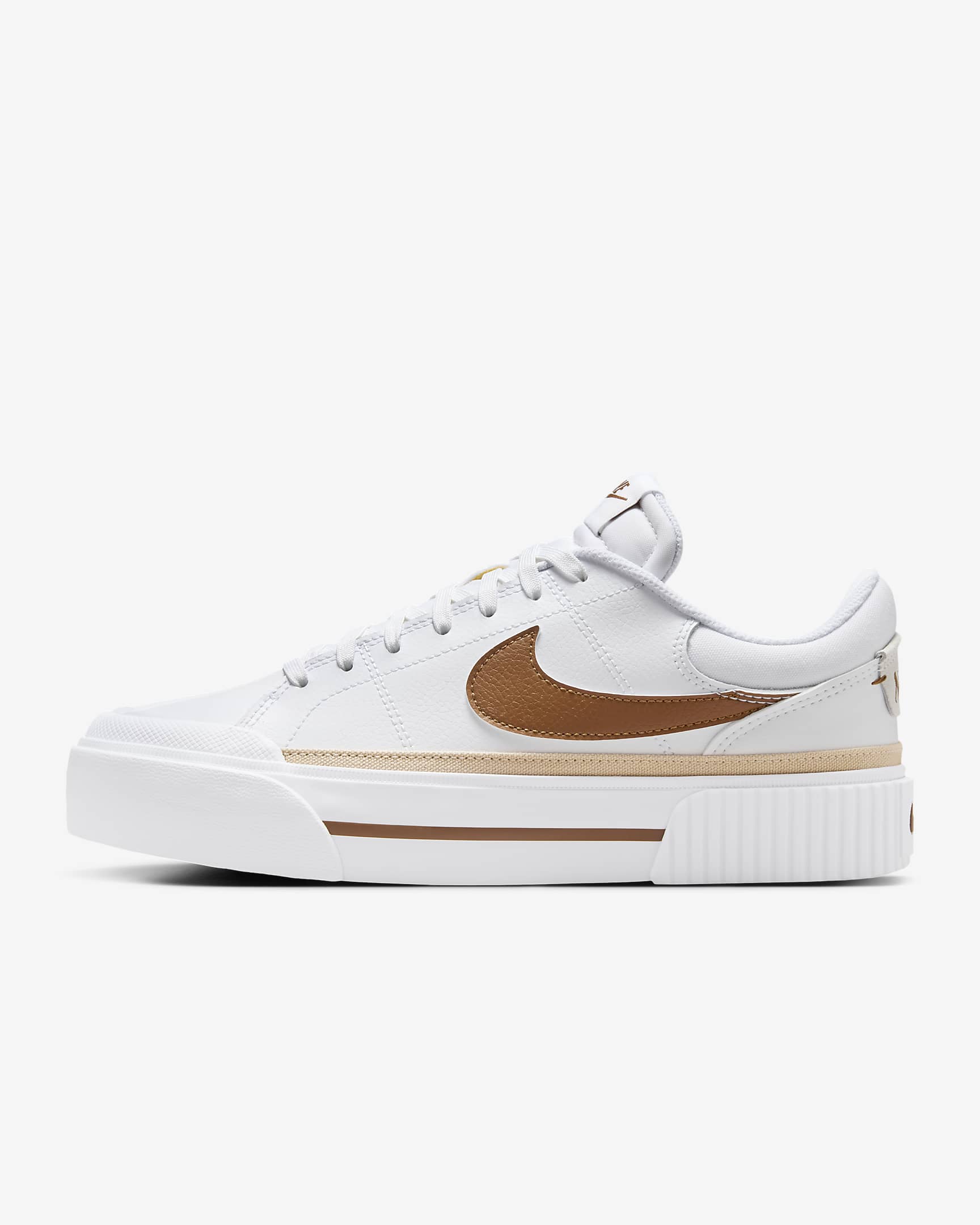 Nike Court Legacy Lift White/Sand Drift/Light British Tan HQ1542-100