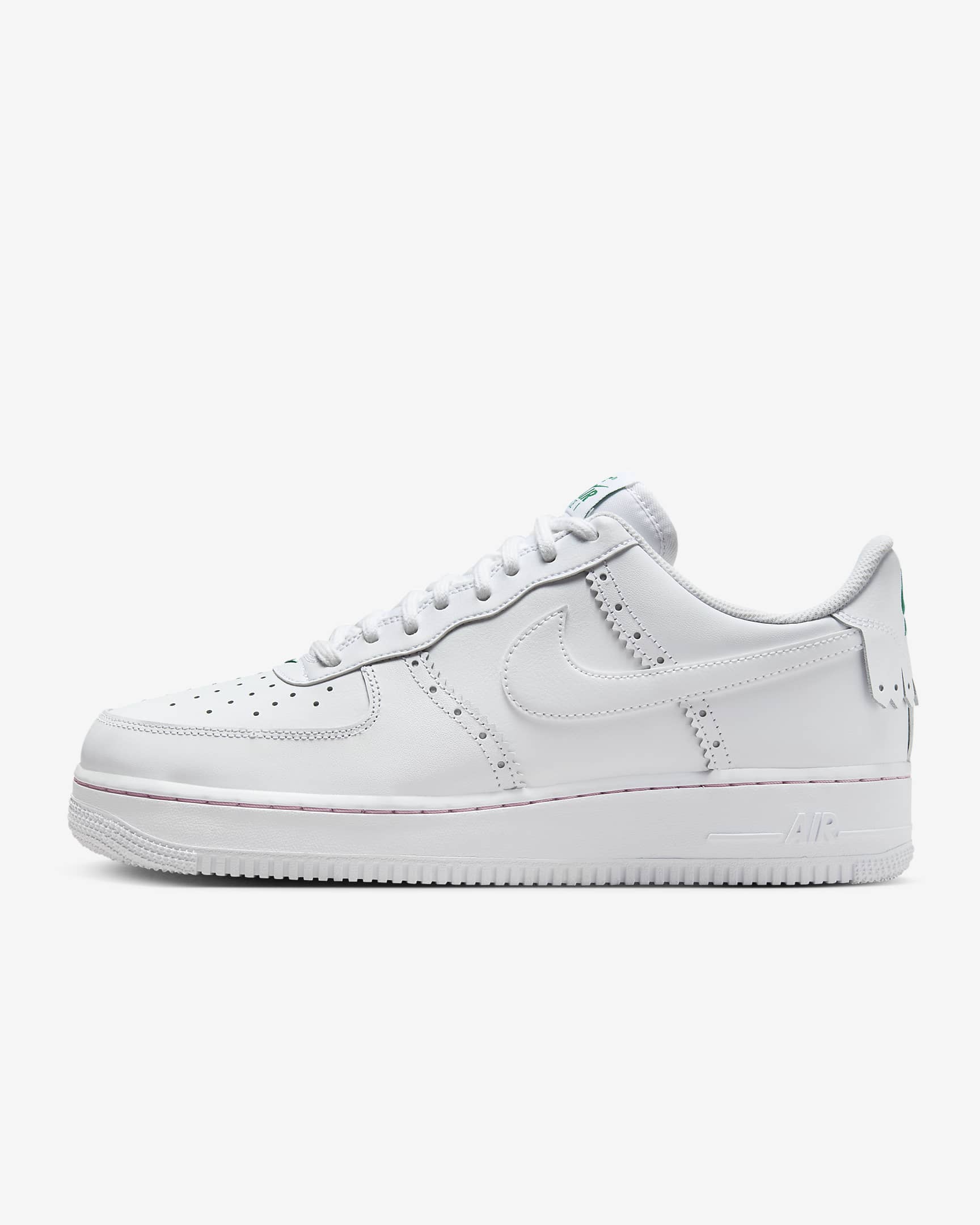 Nike Air Force 1 07 Lv8 White/Medium Soft Pink/Malachite/White HF1937-100