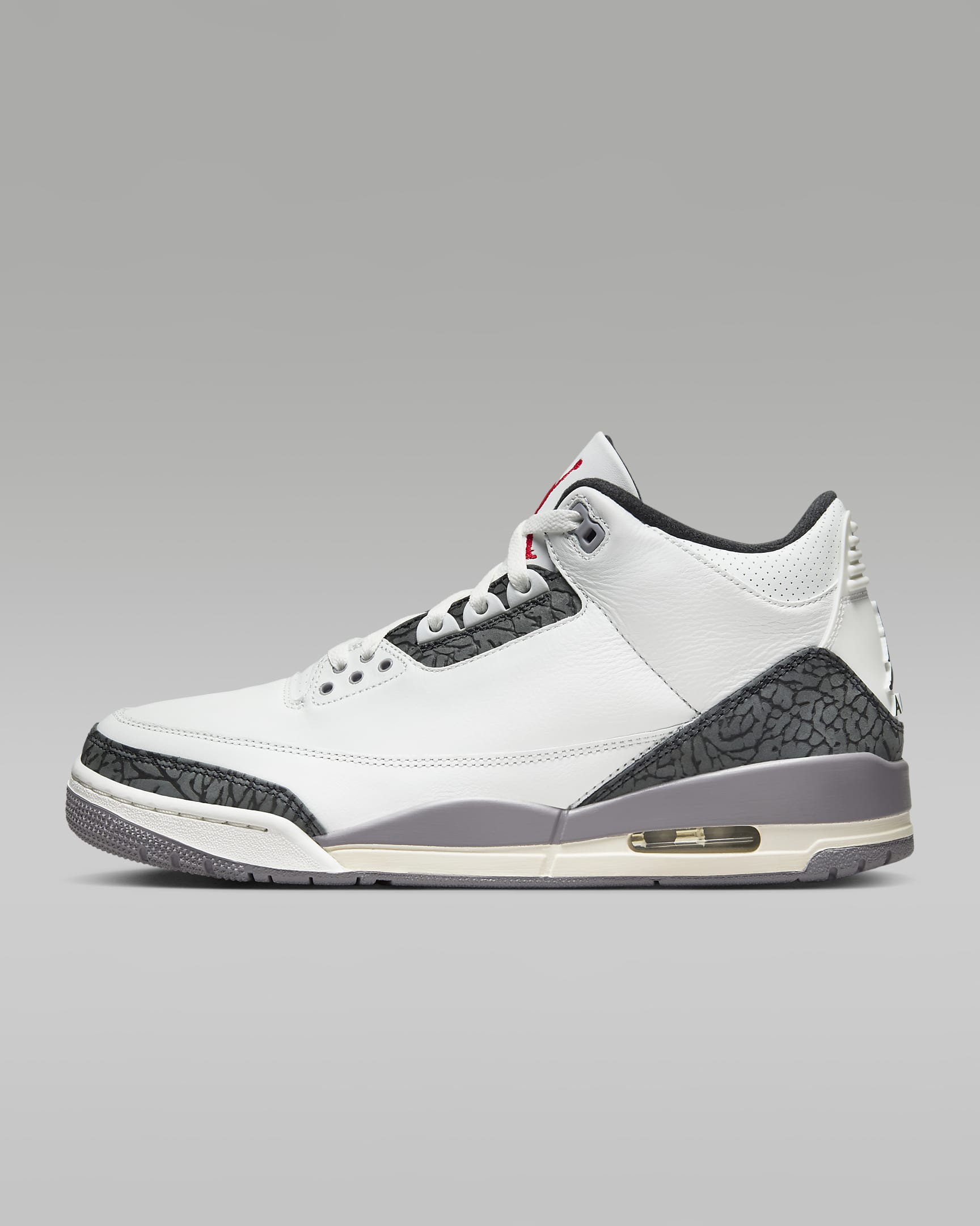 Air Jordan 3 Retro "cement Grey" Summit White/Cement Grey/Black/Fire Red CT8532-106