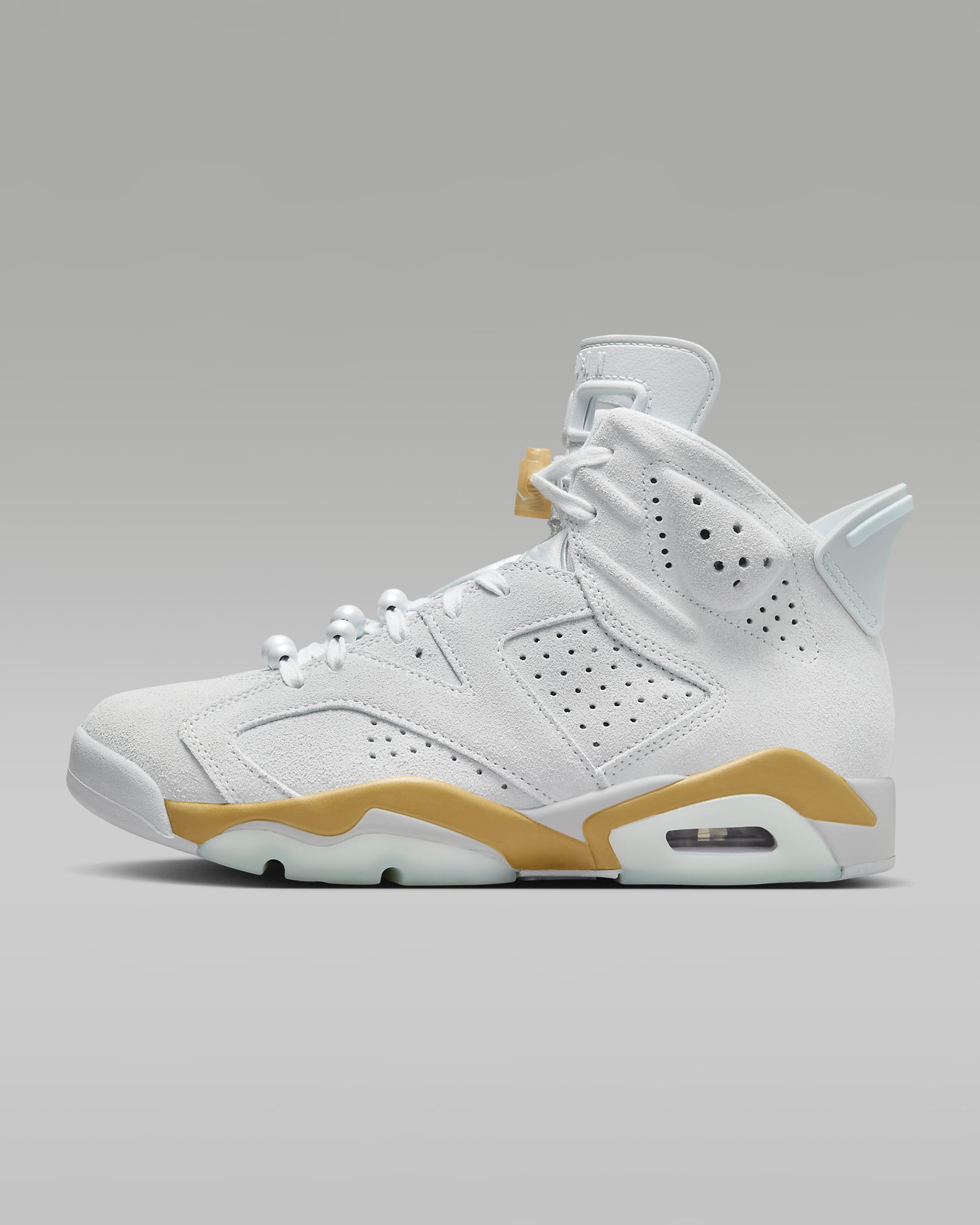 Air Jordan 6 Retro "pearl" Pure Platinum/Metallic Gold/Coconut Milk/Glacier Blue DQ4914-074