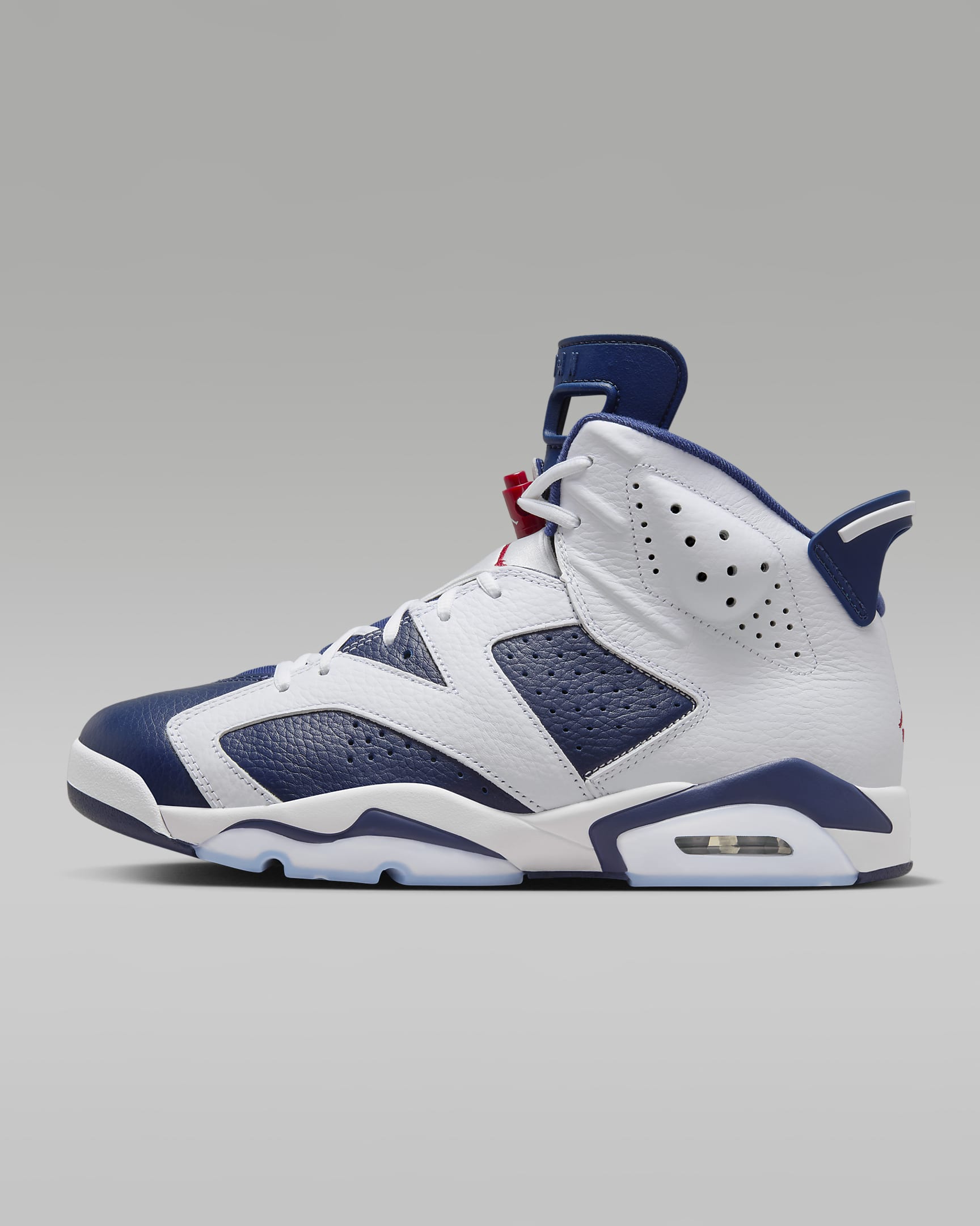 Air Jordan 6 Retro "white And Midnight Navy" White/Midnight Navy/Varsity Red CT8529-164