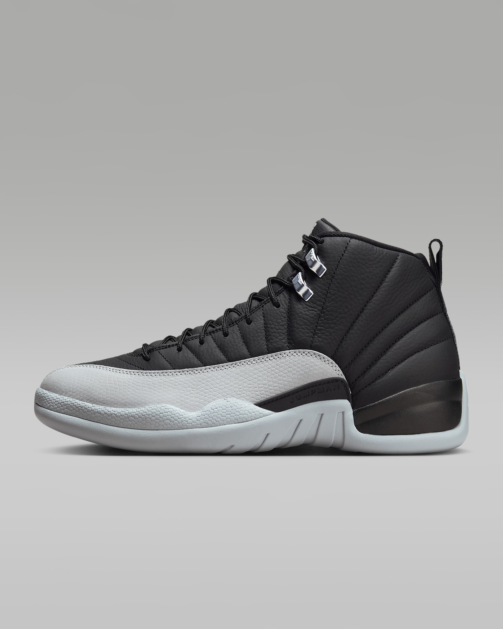 Air Jordan 12 Retro "black And Wolf Grey" Black/White/Wolf Grey CT8013-010