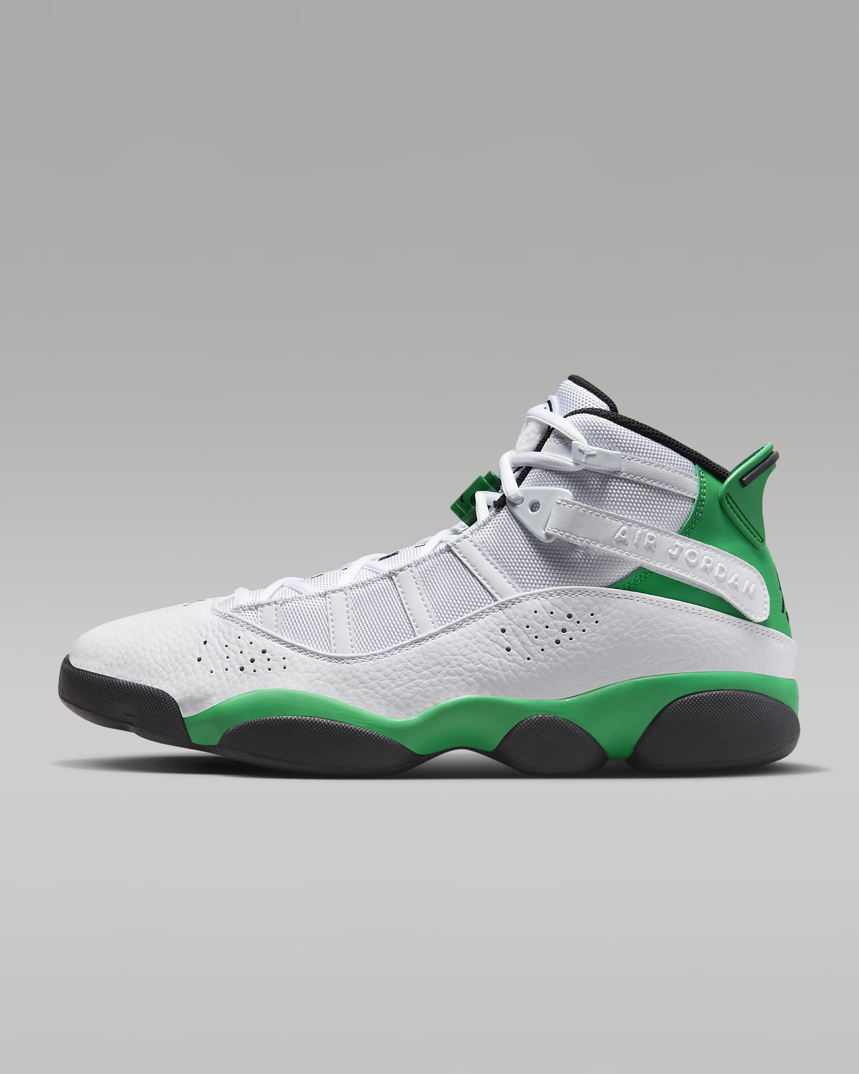 Jordan 6 Rings White/Black/Lucky Green 322992-131