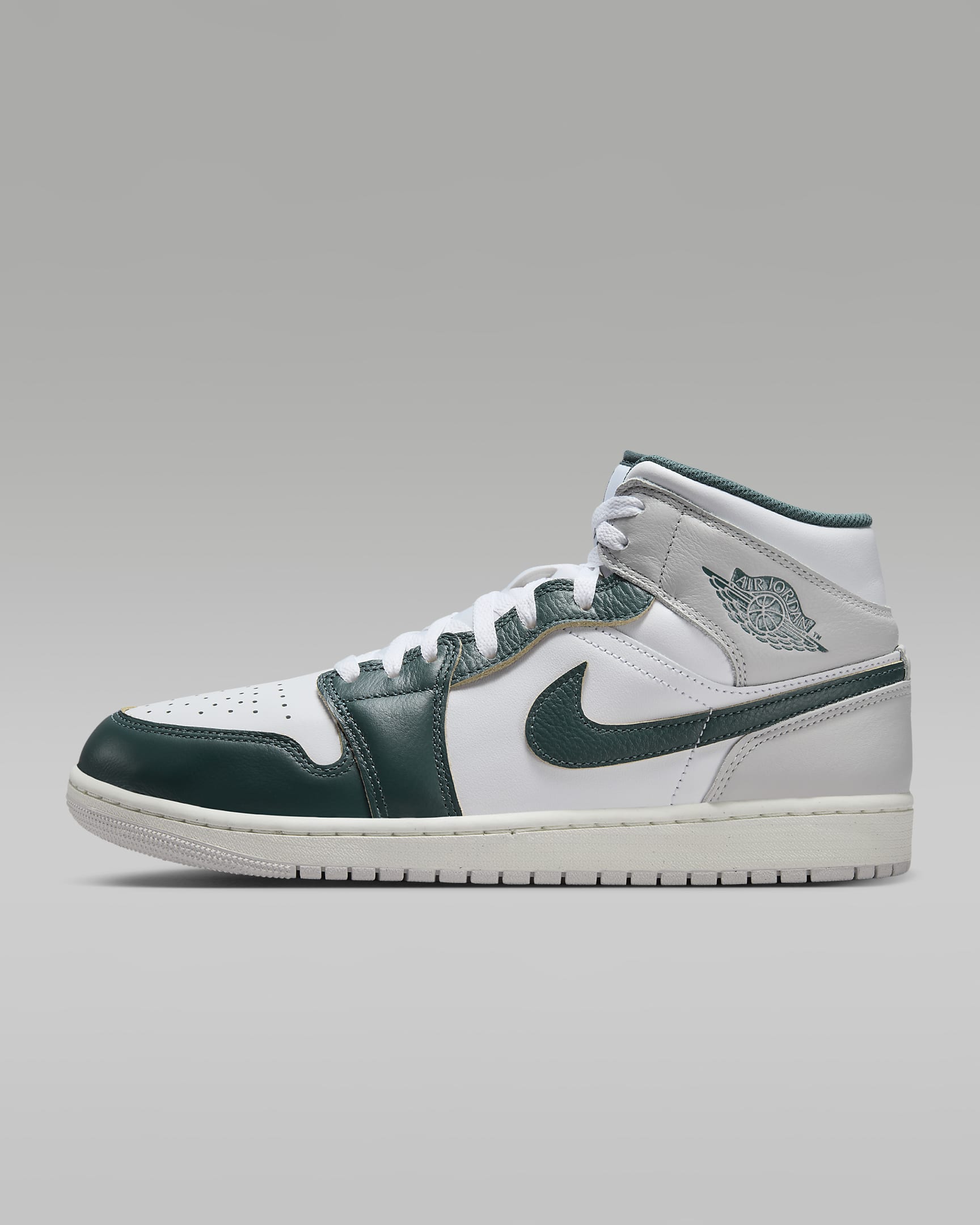 Air Jordan 1 Mid Se White/Sail/Neutral Grey/Oxidized Green FQ7720-103