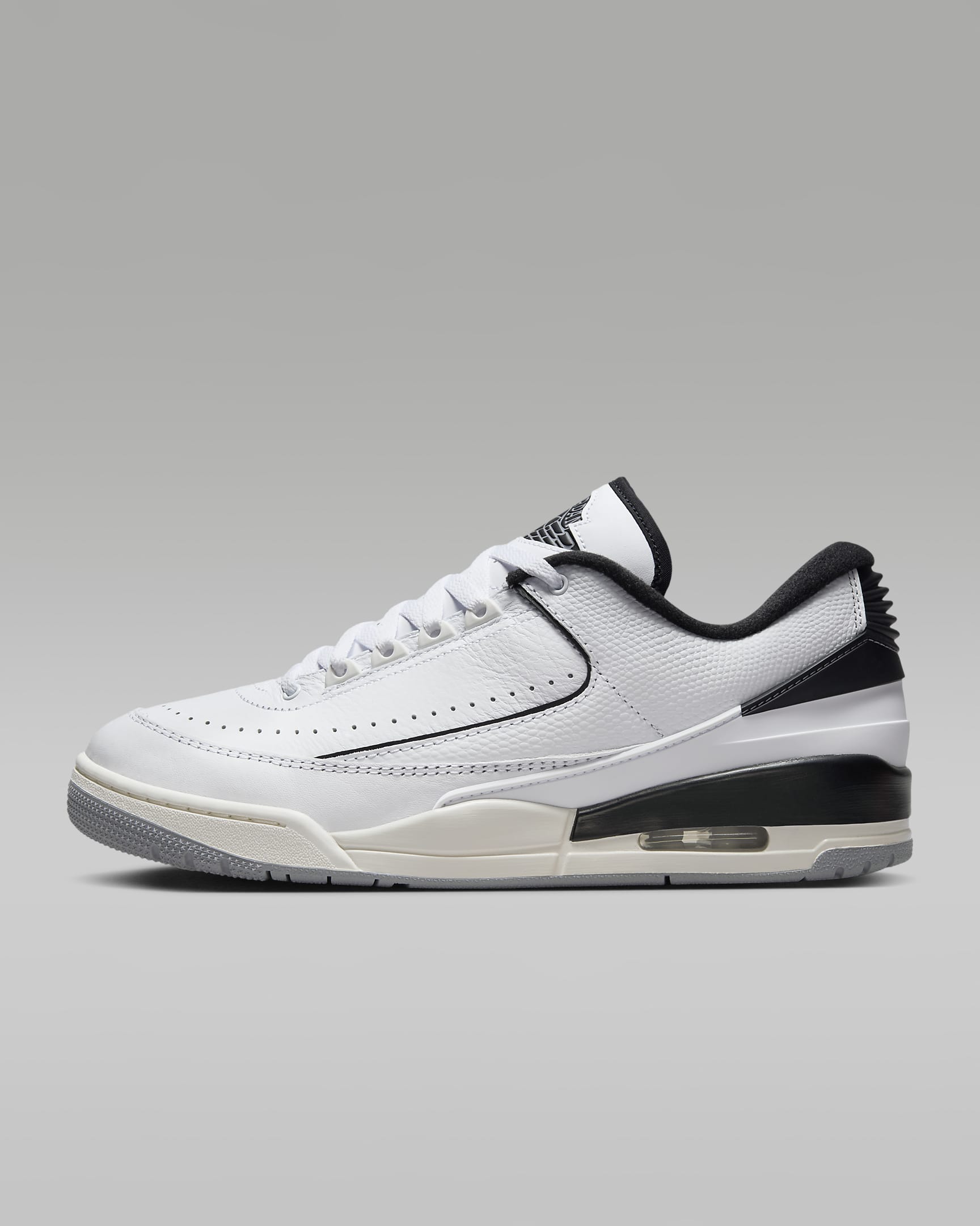 Jordan 2/3 White/Sail/Cement Grey/Black FD0383-100