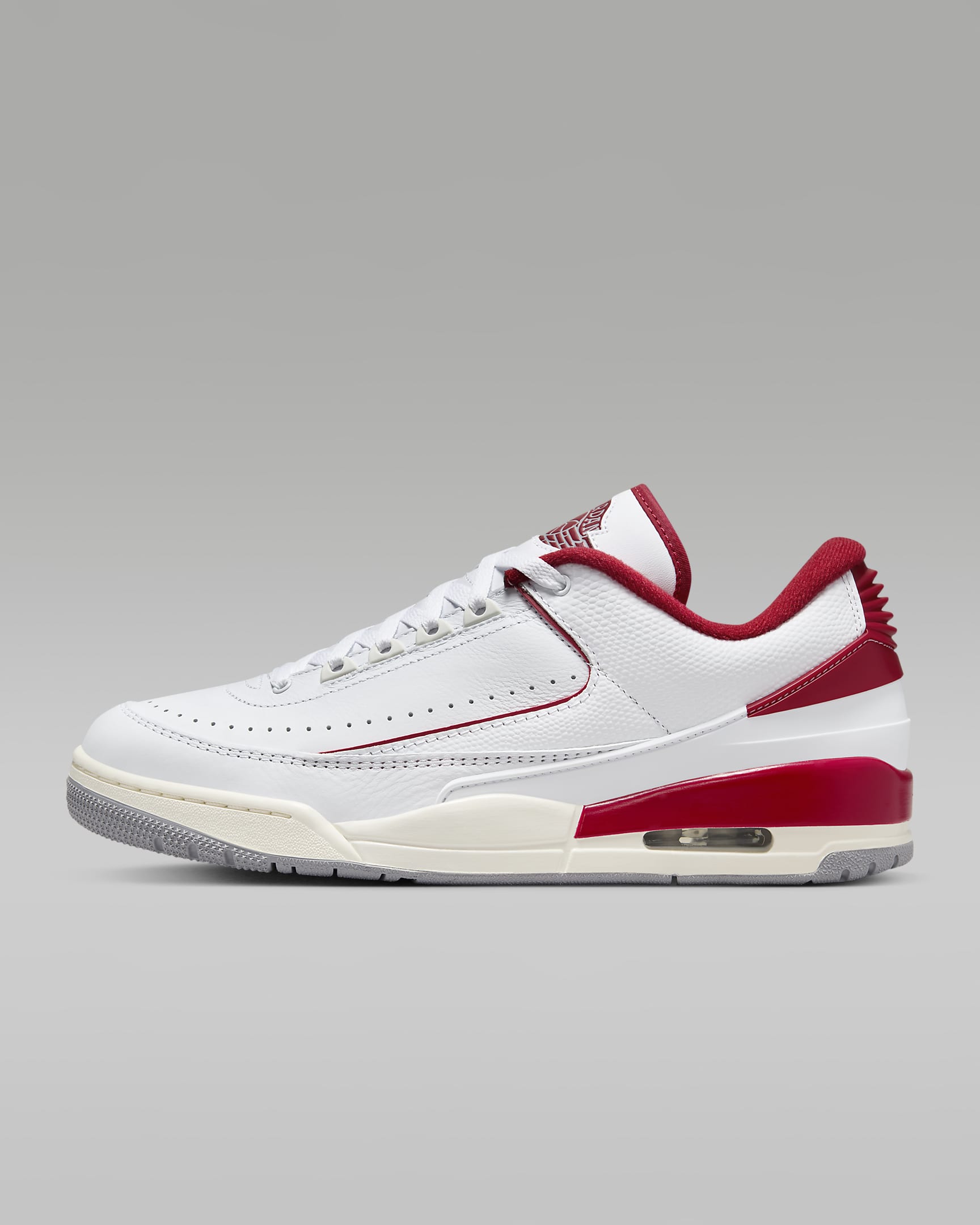 Jordan 2/3 White/Sail/Cement Grey/Varsity Red FD0383-161