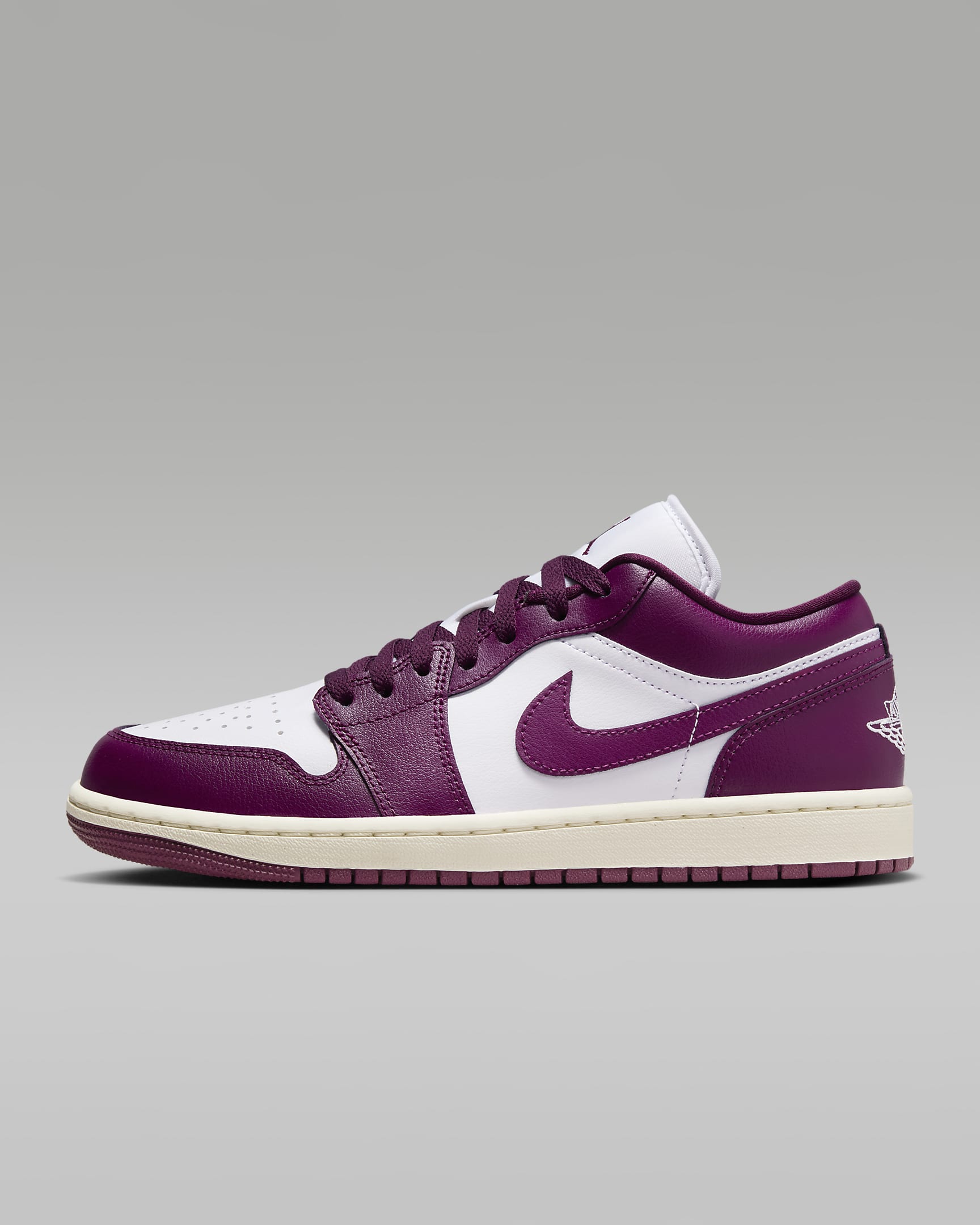 Air Jordan 1 Low White/Sail/Bordeaux DC0774-161