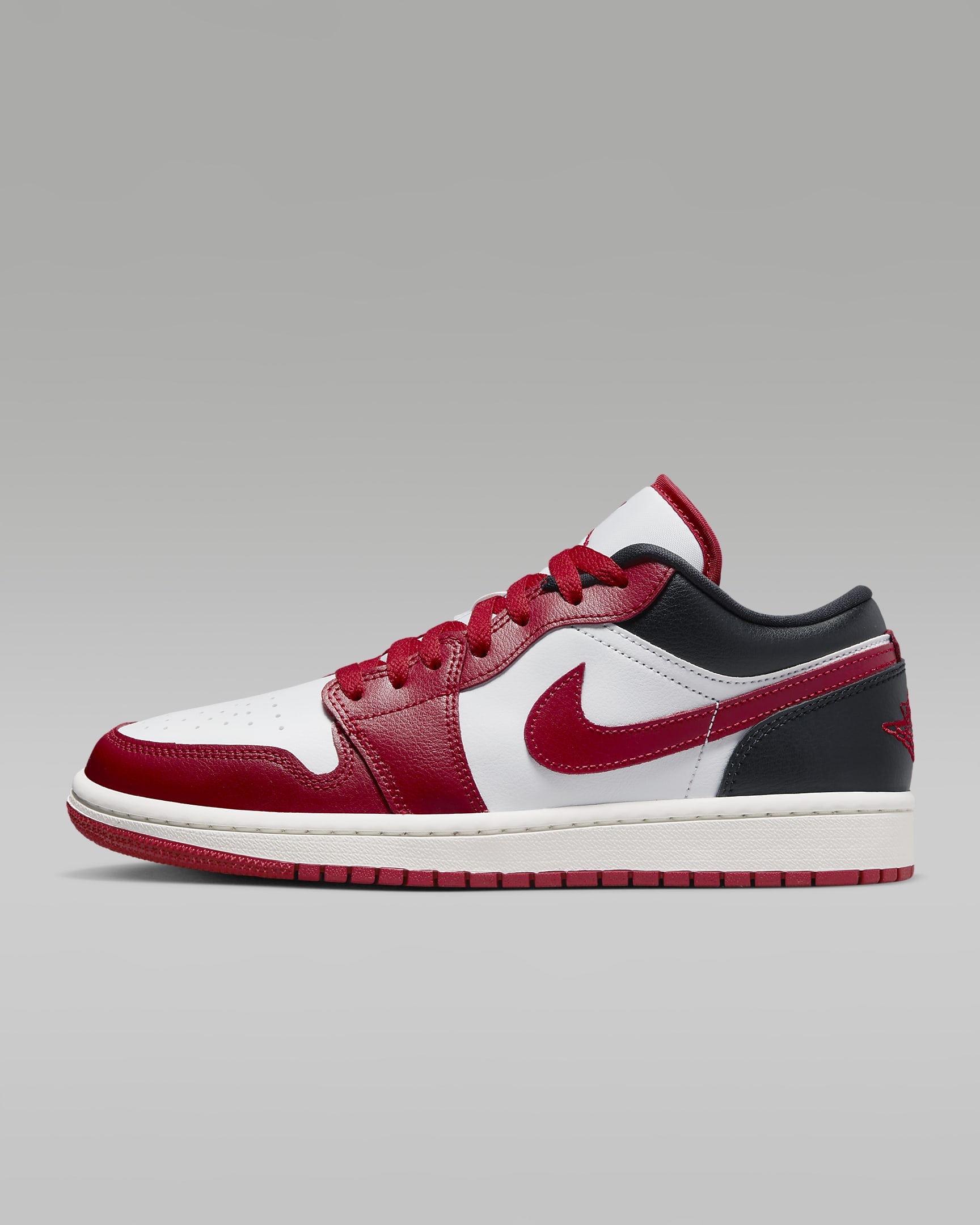 Air Jordan 1 Low White/Black/Sail/Gym Red DC0774-160