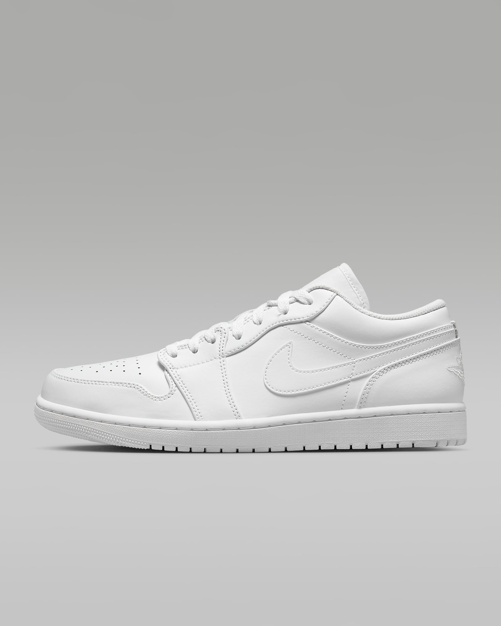 Air Jordan 1 Low White/White/White 553558-136