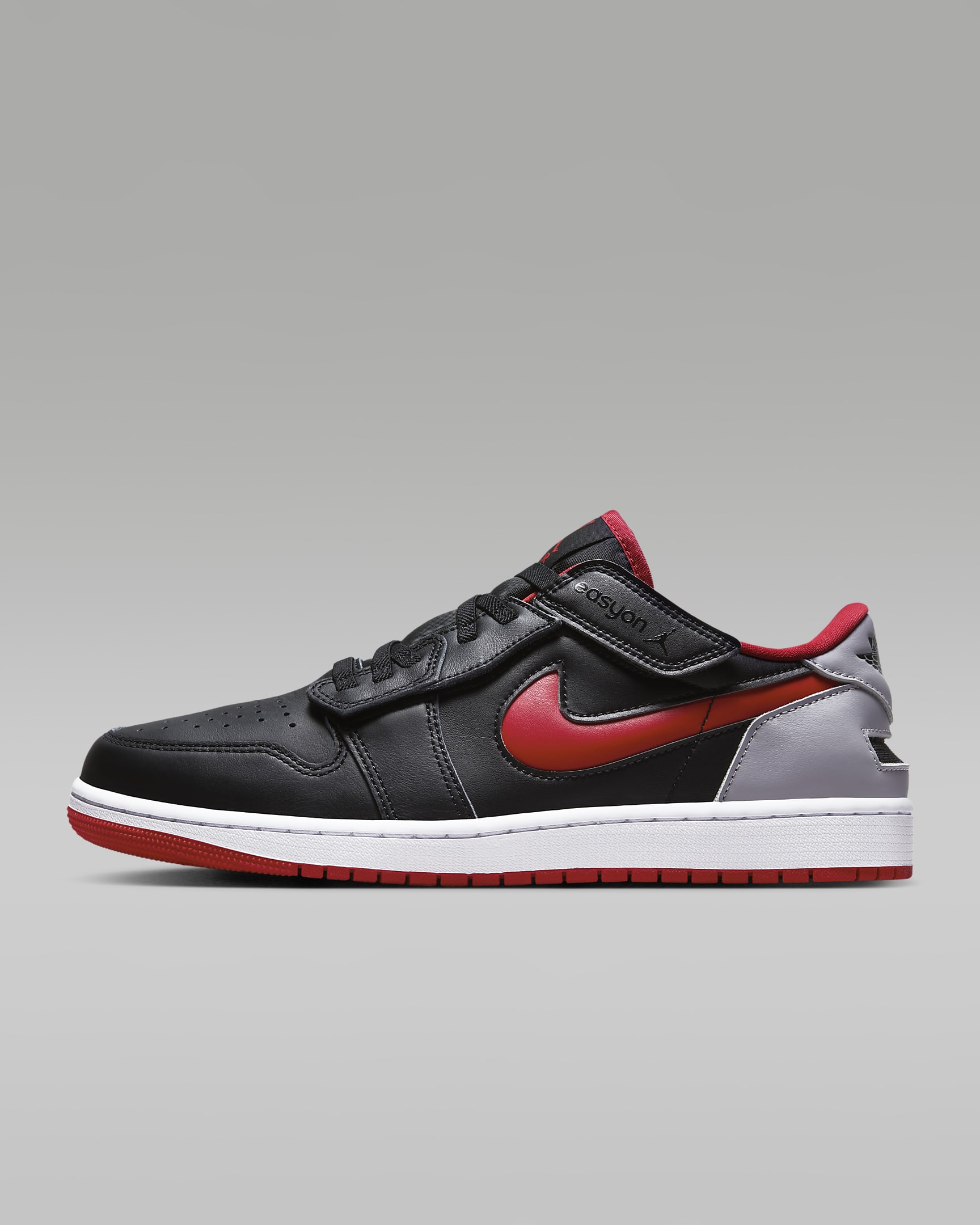 Air Jordan 1 Low Easyon Black/Cement Grey/White/Fire Red DM1206-006