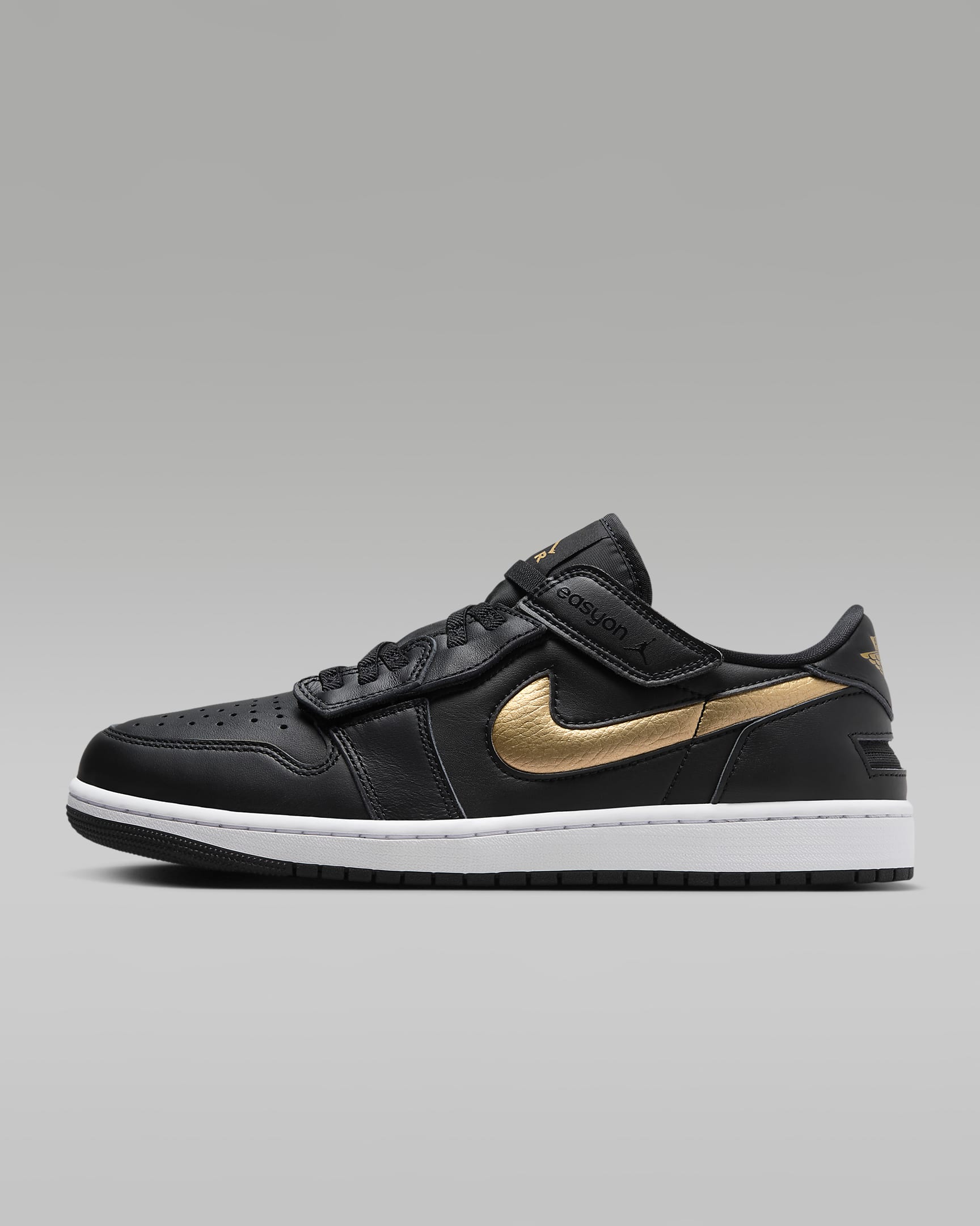 Air Jordan 1 Low Easyon Black/White/Metallic Gold DM1206-071