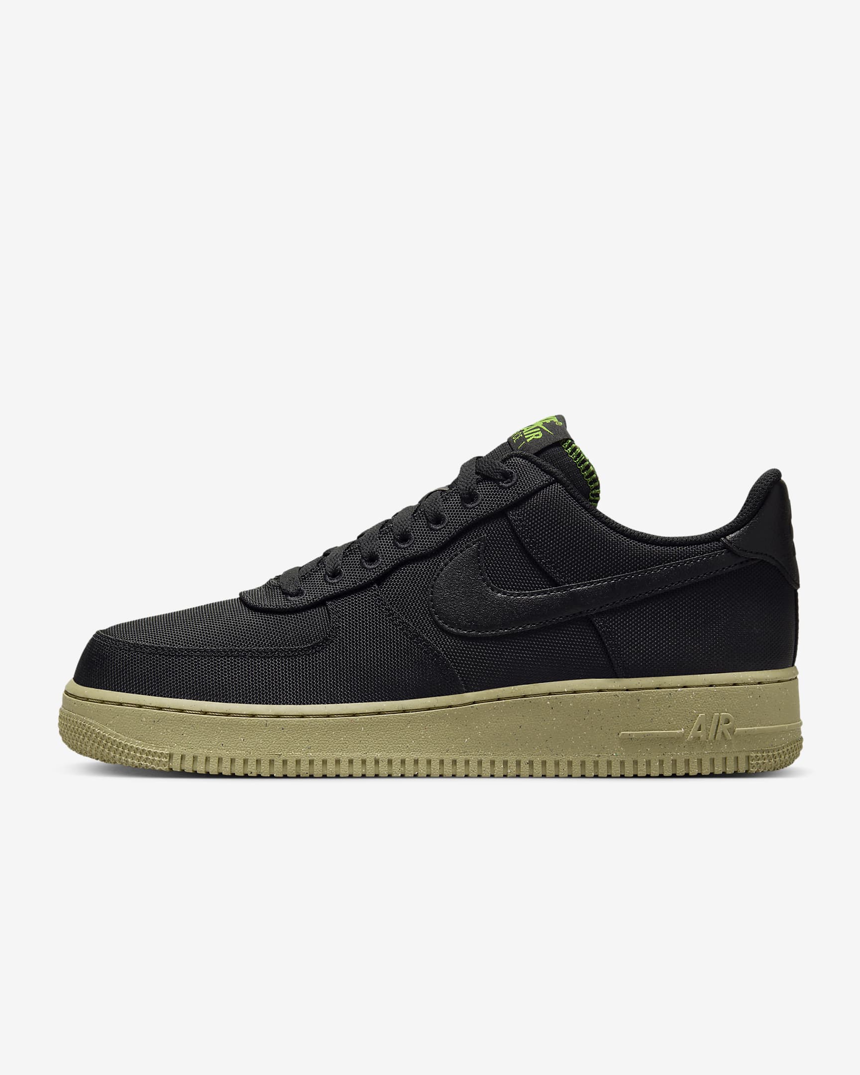 Nike Air Force 1 07 Lv8 Black/Neutral Olive/Chlorophyll/Black FJ4160-001