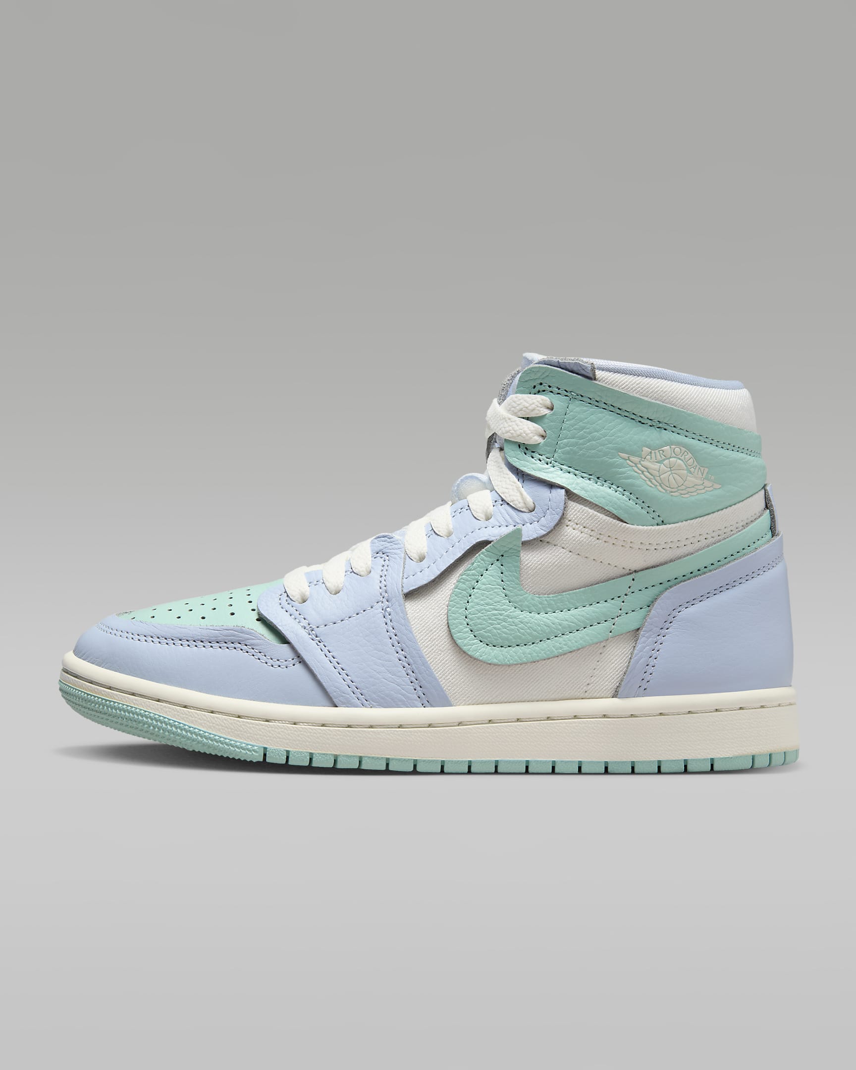 Air Jordan 1 High Method Of Make Hydrogen Blue/Light Dew/Coconut Milk/Sail FB9891-401