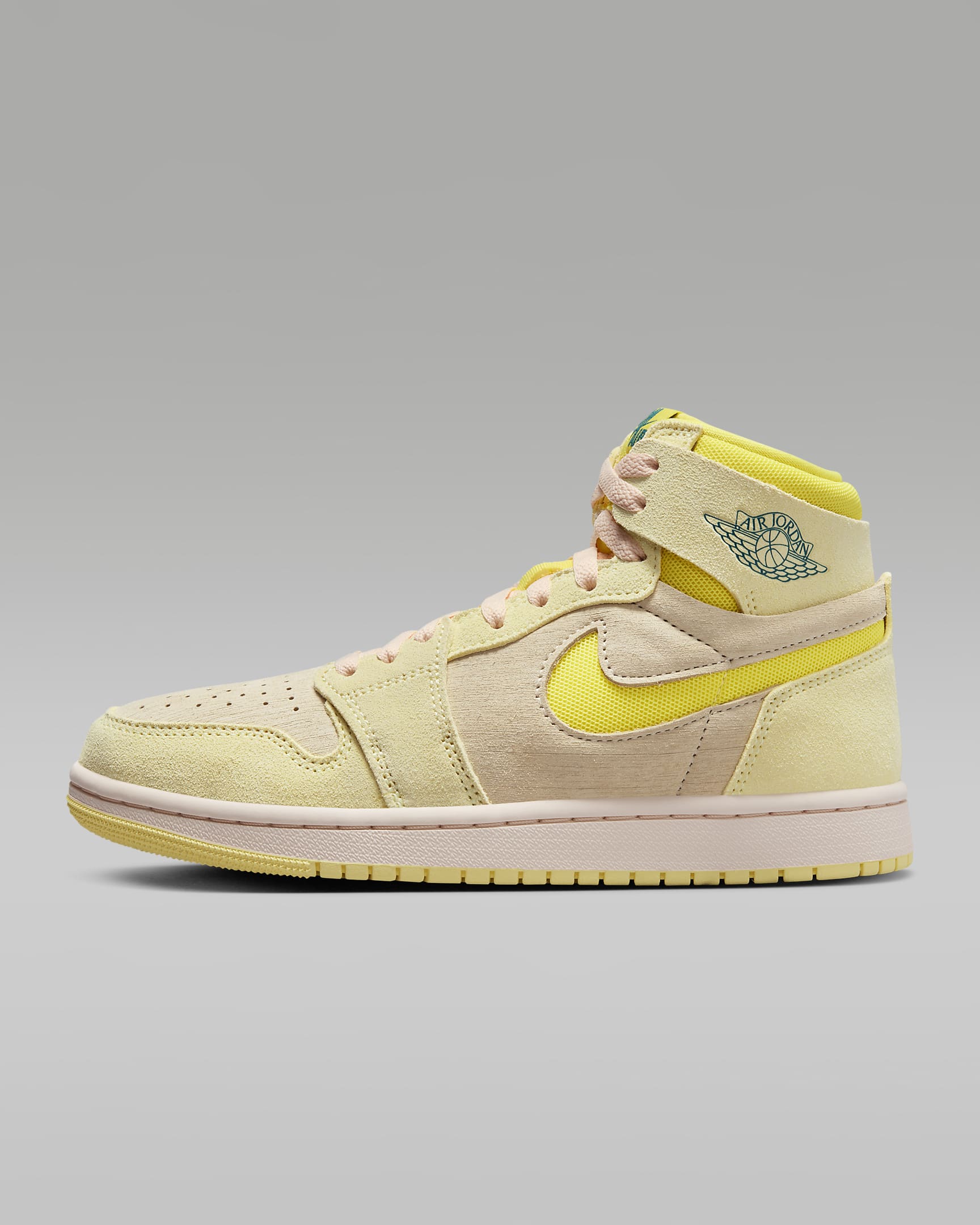 Air Jordan 1 Zoom Cmft 2 Citron Tint/Muslin/Sky J Teal/Dynamic Yellow DV1305-800