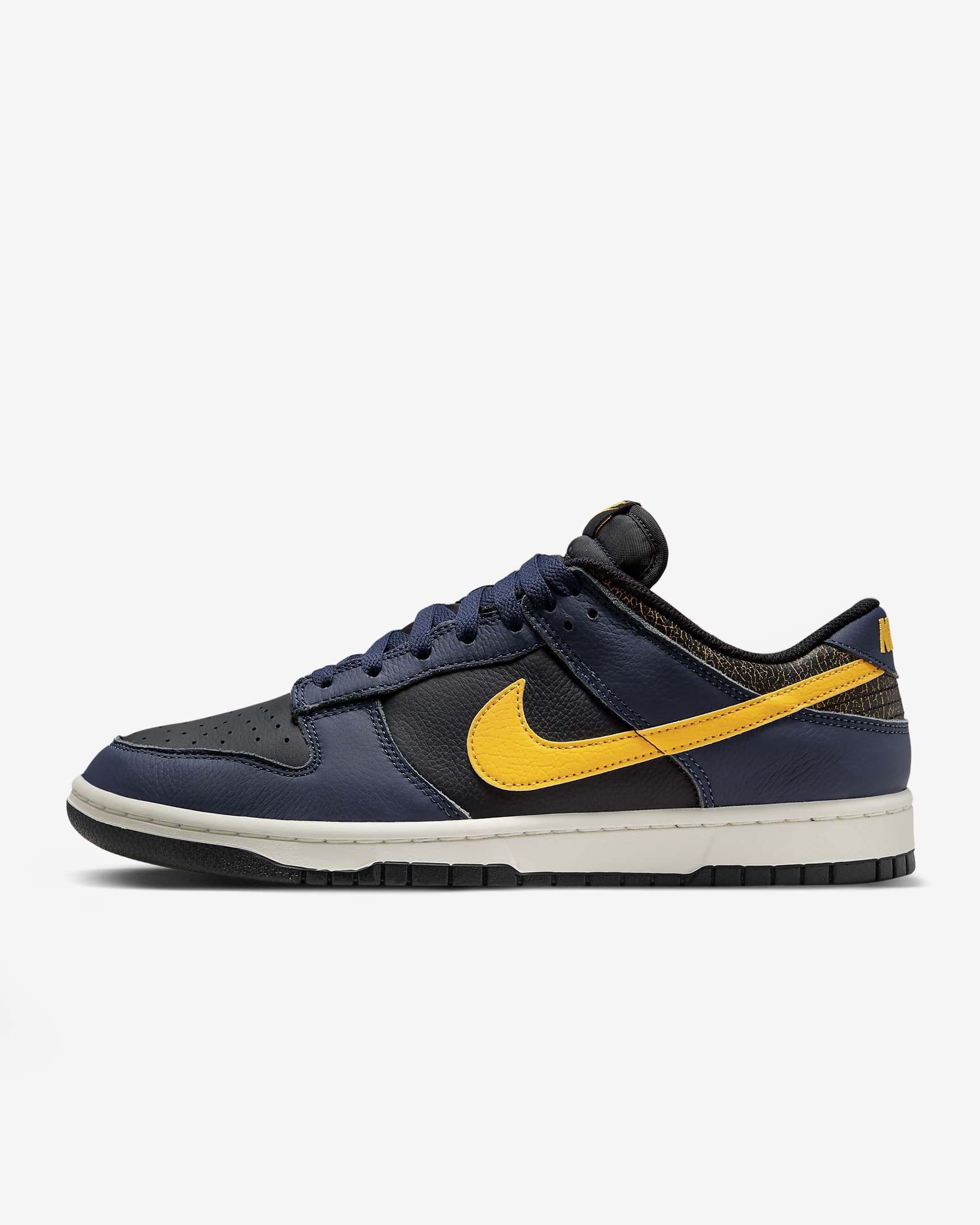 Nike Dunk Low Retro Black/Midnight Navy/Sail/Tour Yellow FZ4014-010