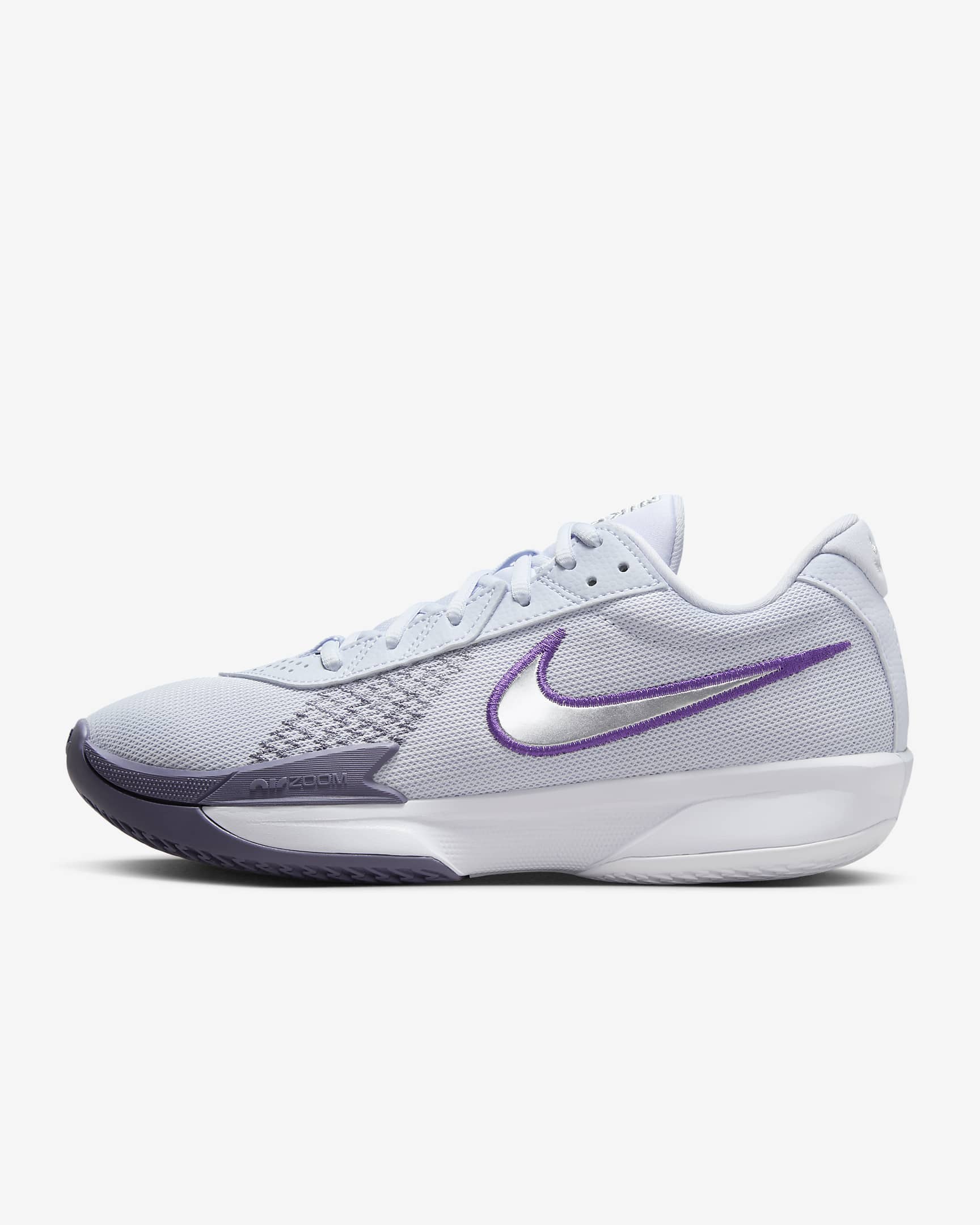 Nike G.t. Cut Academy Football Grey/Barely Grape/Light Carbon/Metallic Silver FZ2852-002