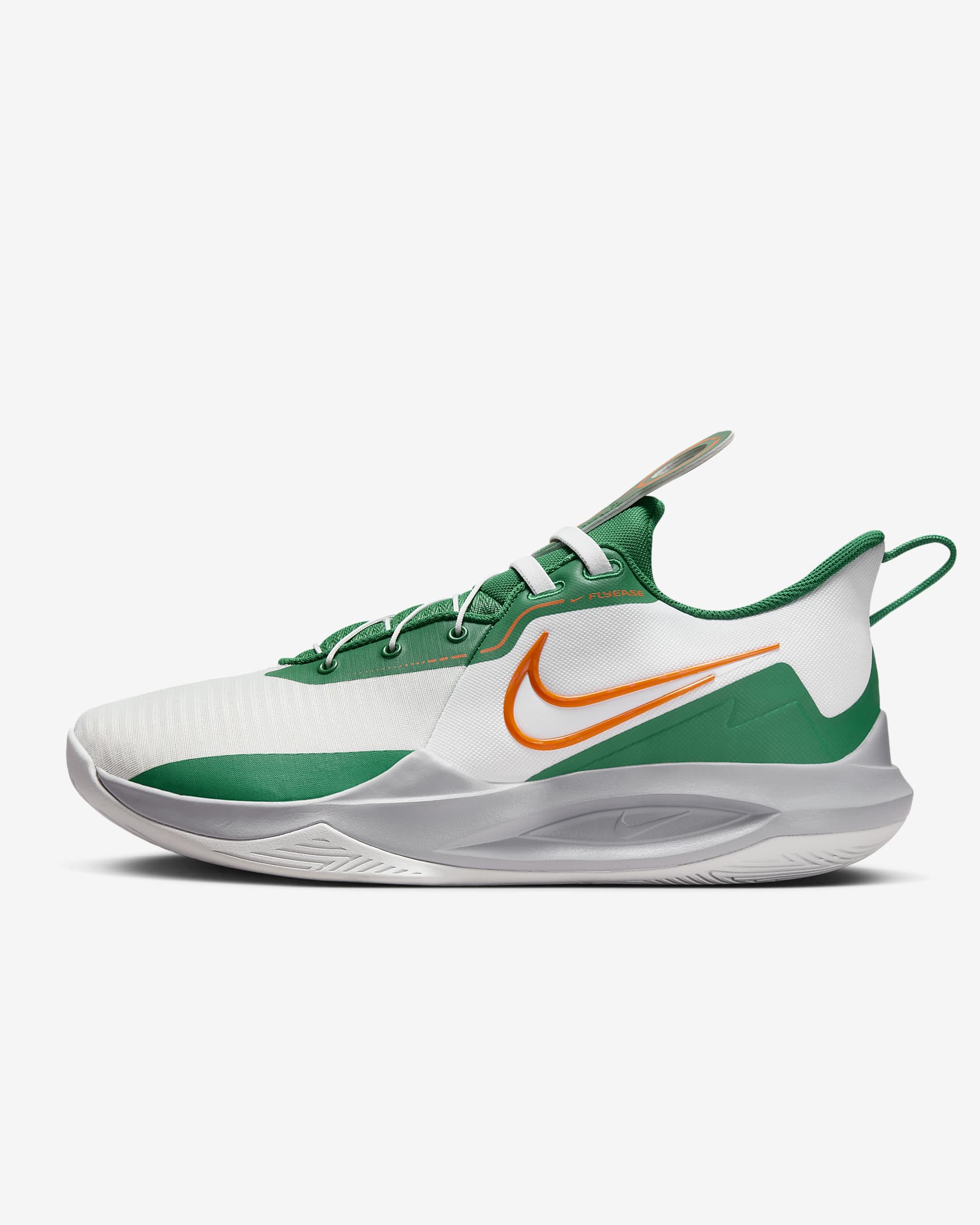 Nike Precision 6 Flyease White/Malachite/Sundial/Safety Orange DJ7552-100