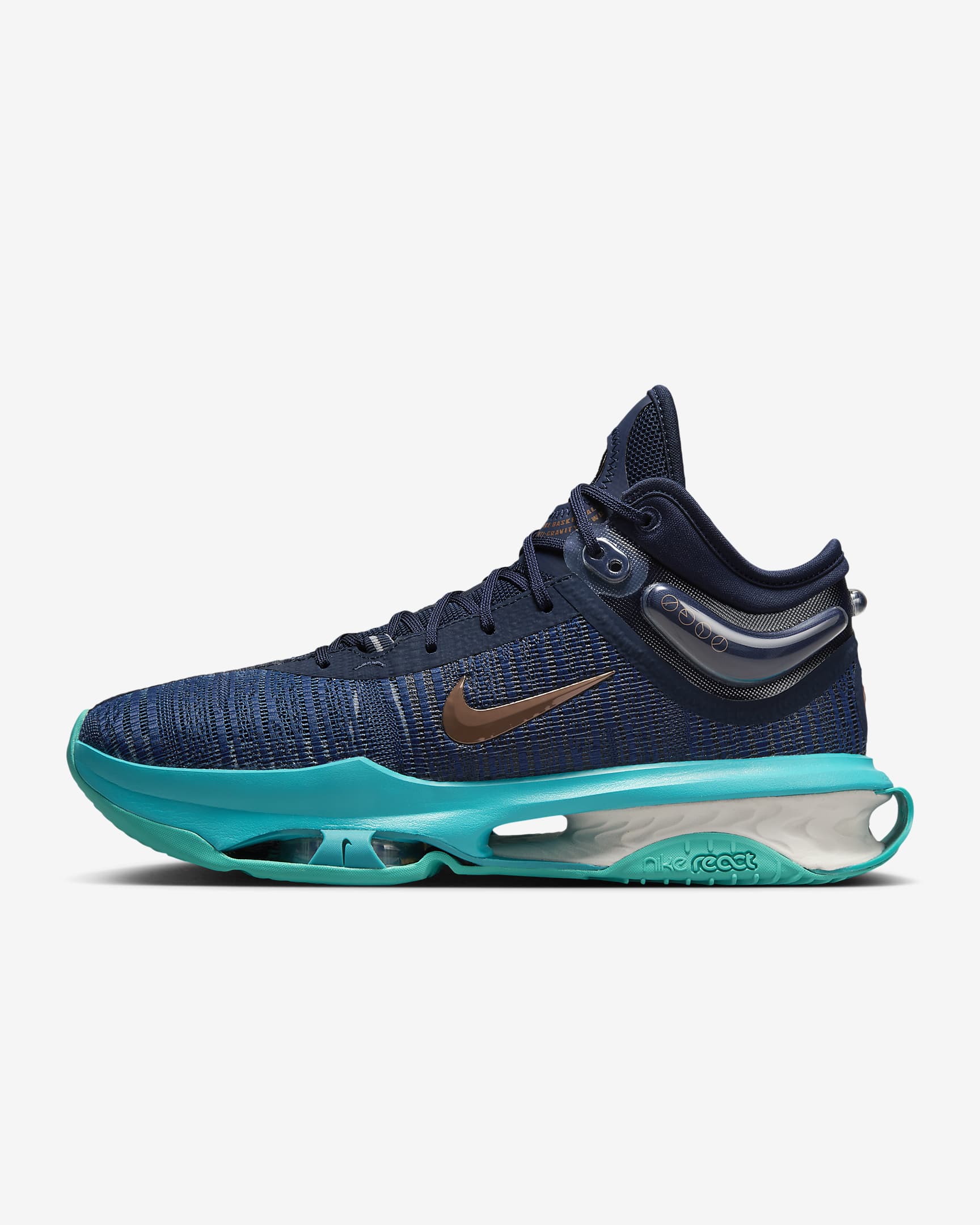 Nike G.t. Jump 2 Obsidian/Dusty Cactus/Midnight Navy/Metallic Red Bronze DJ9431-401