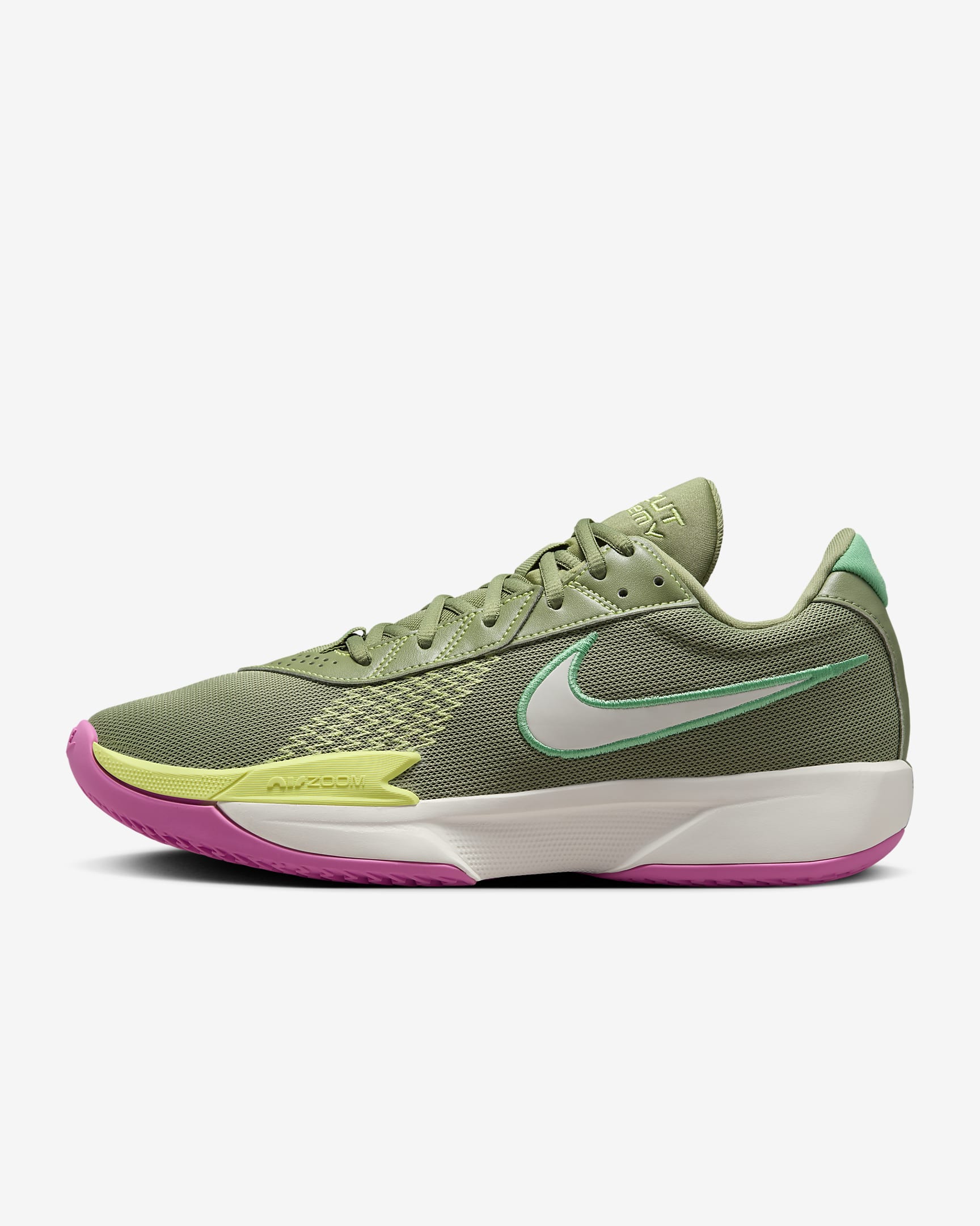 Nike G.t. Cut Academy Oil Green/Spring Green/Light Lemon Twist/Sail FB2599-300